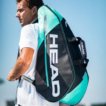 Head Tennistasche Tennistasche HEAD Tour Team 6R Combi - Farbe: Boom BKMI Black-Mint (1-tlg)