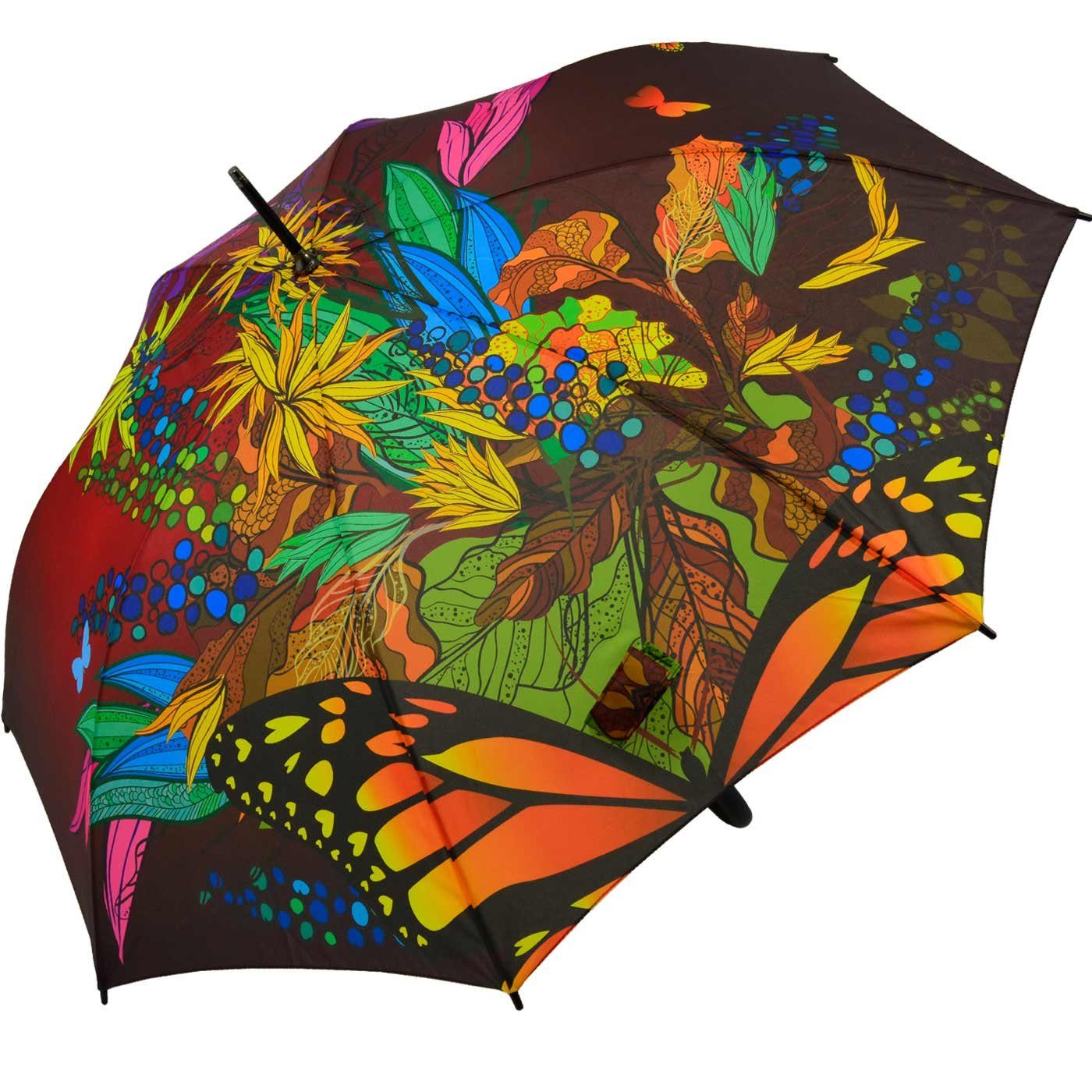 extravagant bedruckter Langregenschirm auf modernes stabilen Design einem Auf-Automatik, doppler® Stockschirm Damenschirm