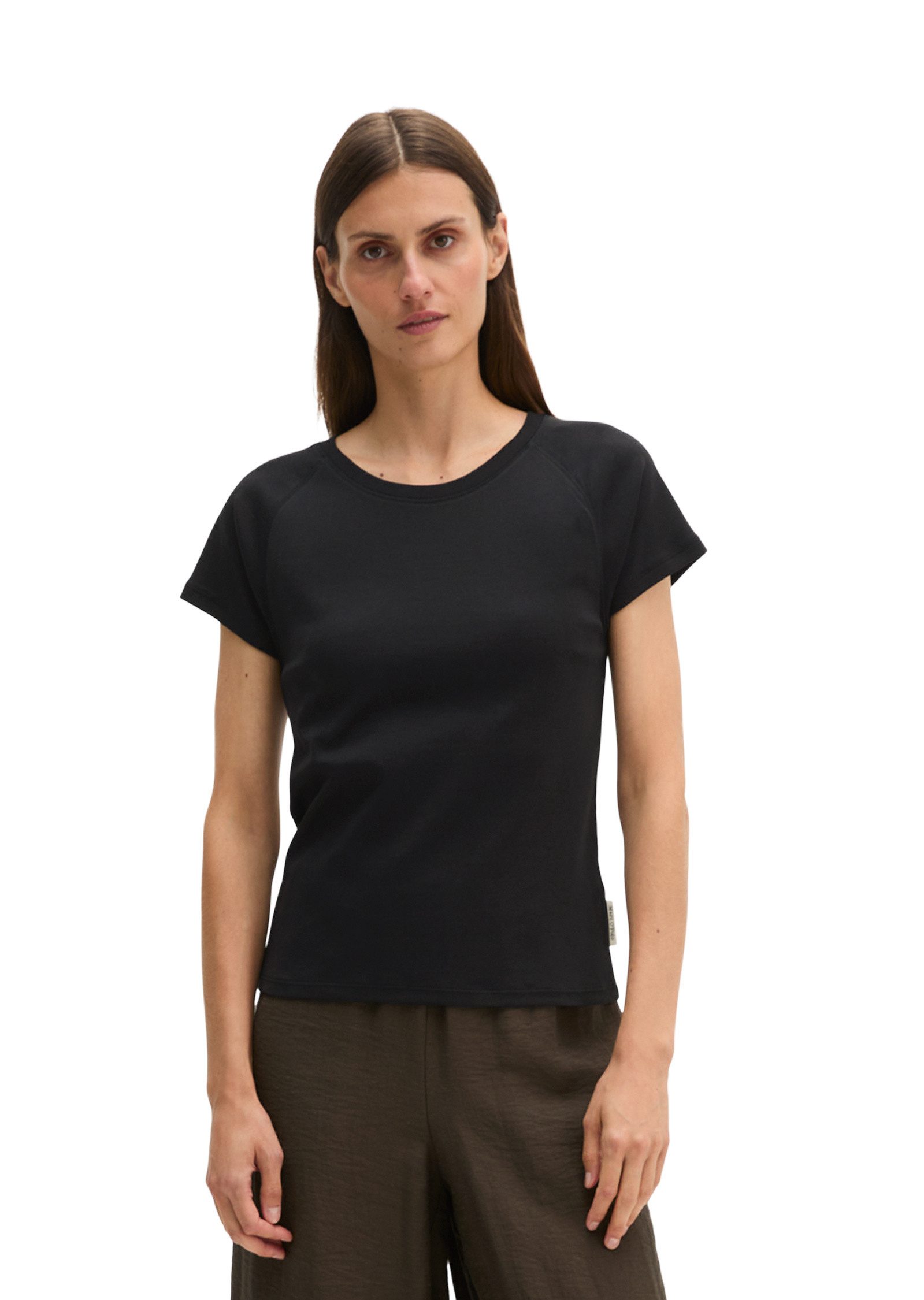 Marc O'Polo T-Shirt aus Organic-Cotton-Rib-Jersey