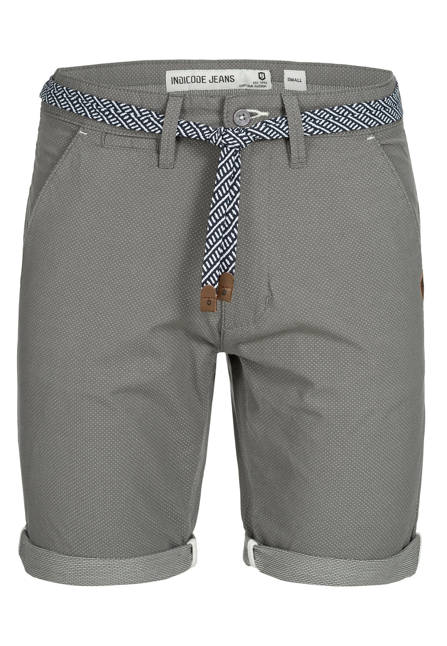 Indicode Chinoshorts Pewter Acton