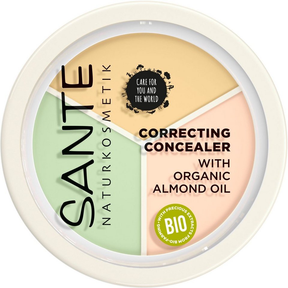 SANTE Concealer Sante Correcting Concealer, Ideal zum Abdecken von  Hautunreinheiten und Farbunebenheiten