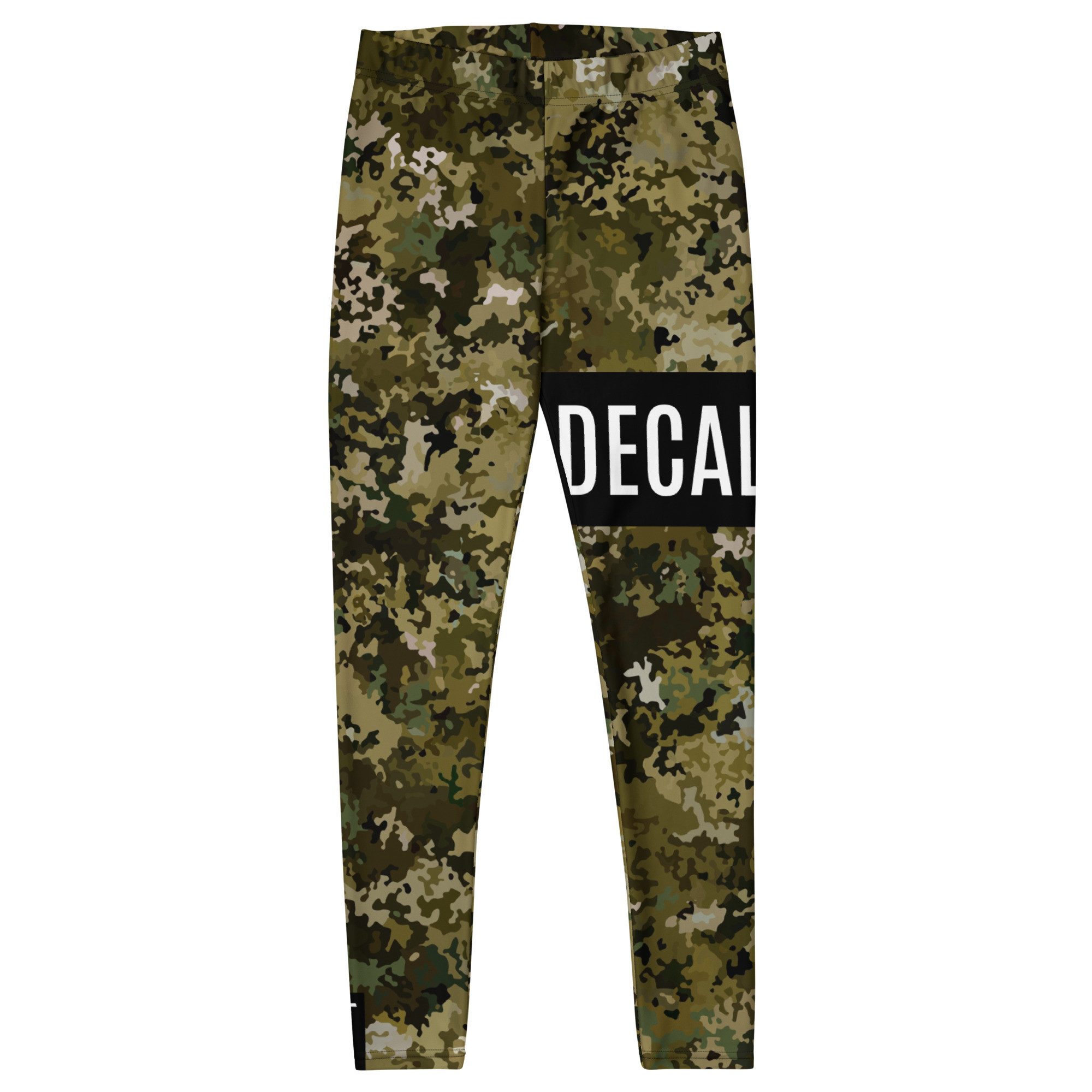 DECALVIBES Funktionsleggings Damen Leggings Basic Urban Side Forest Camouflage Blickdicht, 4-Wege-Stretch, elastischer Bund, weiches Material