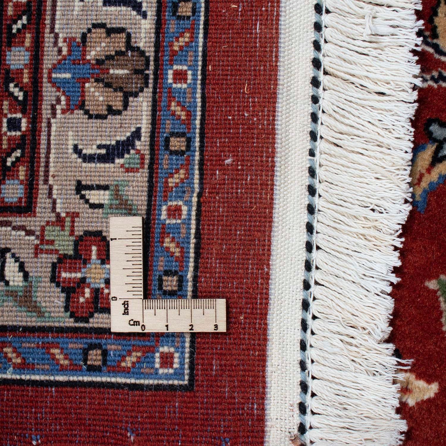 Wollteppich Kaschmar rechteckig, cm, x mit morgenland, Unikat Medaillon Zertifikat 298 199 Höhe: mm, Rosso 10