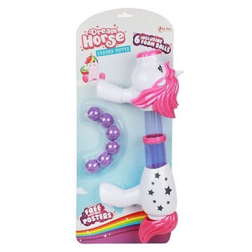 Toi-Toys Blaster Einhorn Pistole mit Schaumstoffbällen