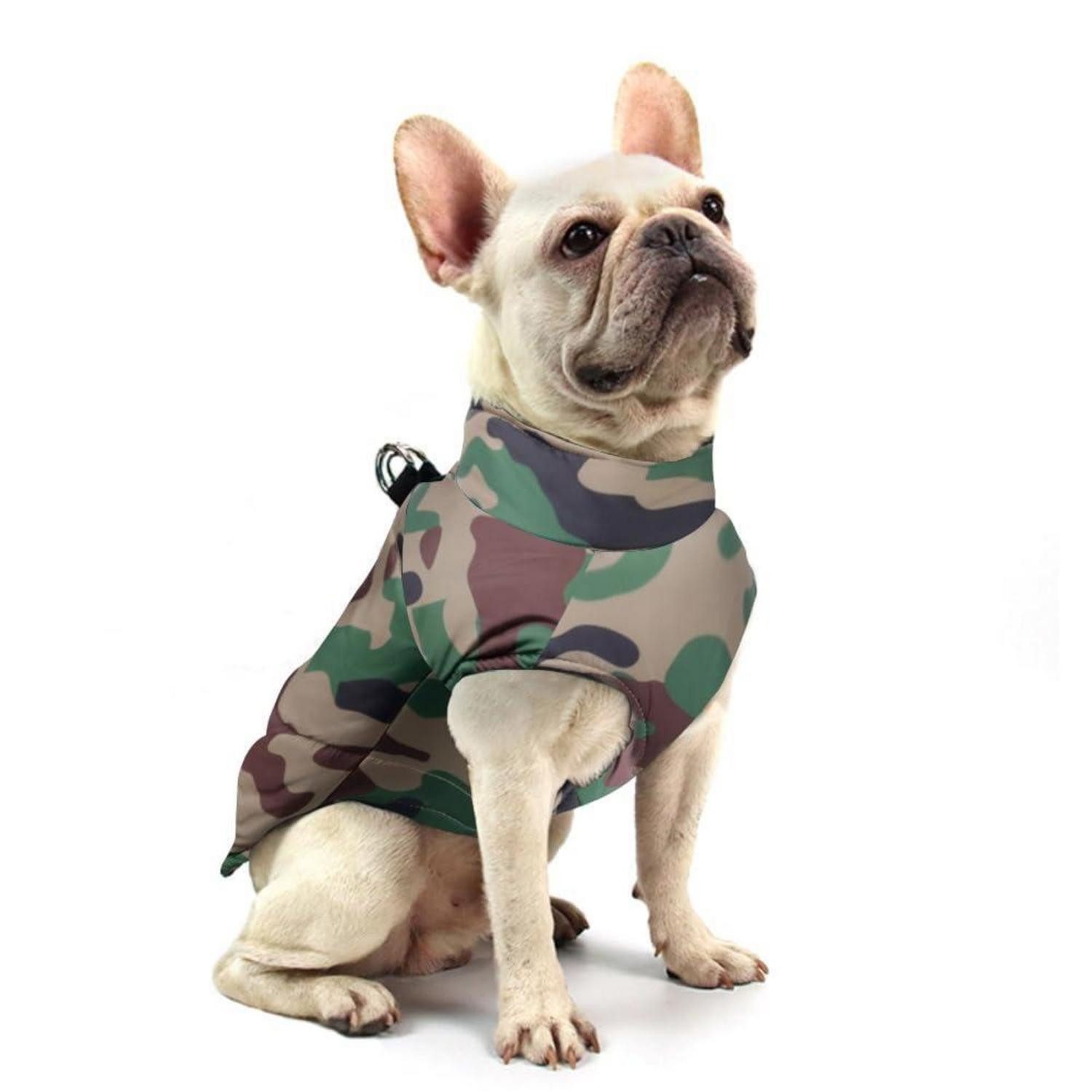LuxusKollektion Hundejacke Hundemantel Warm Gepolstert Camouflage S