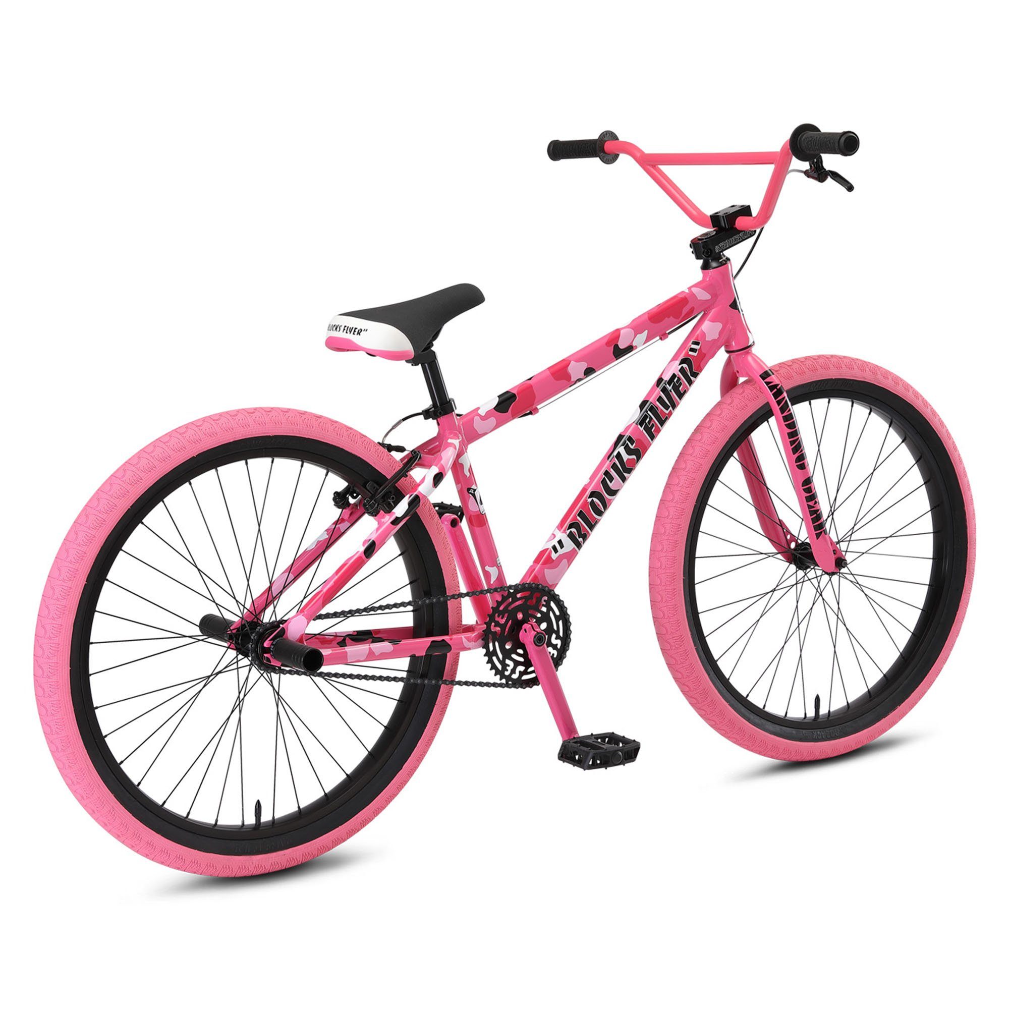 SE Bikes BMX-Rad Blocks Flyer, 26 Gang, Jugendliche camo Bike und 1 ab Zoll 160 pink Schaltung, Cruiser BMX cm Erwachsene ohne Fahrrad