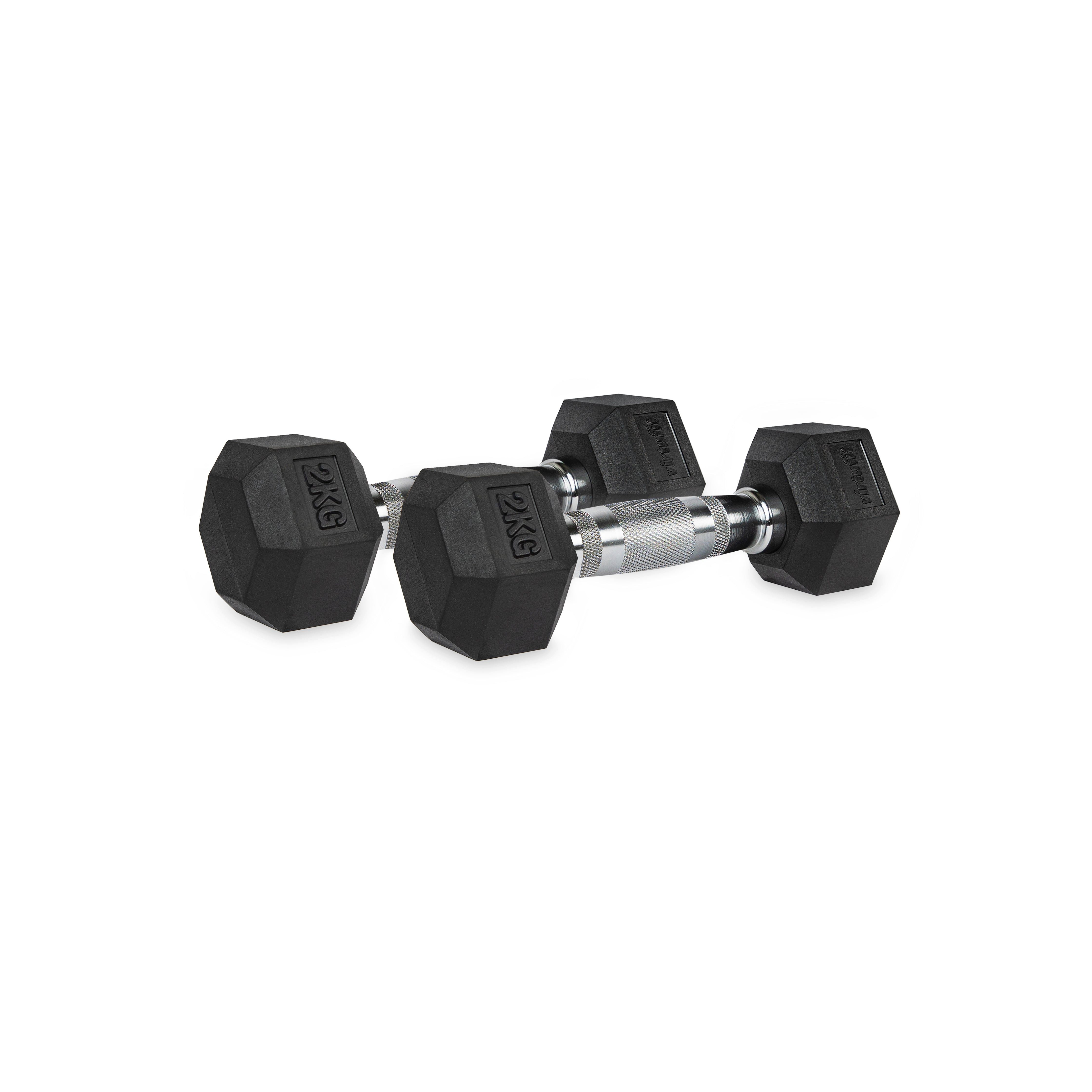 VirtuFit Kompakthantel VirtuFit Hexa Kurzhantel Pro Set 2 x 2 kg