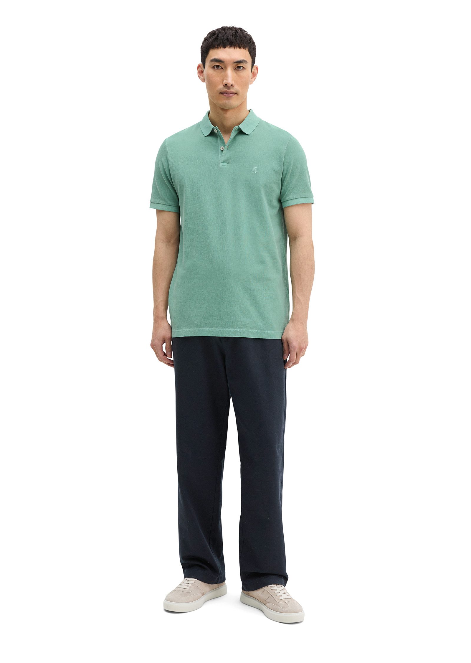 Marc O'Polo Poloshirt aus Organic Cotton-Stretch – Bild 5 von 5