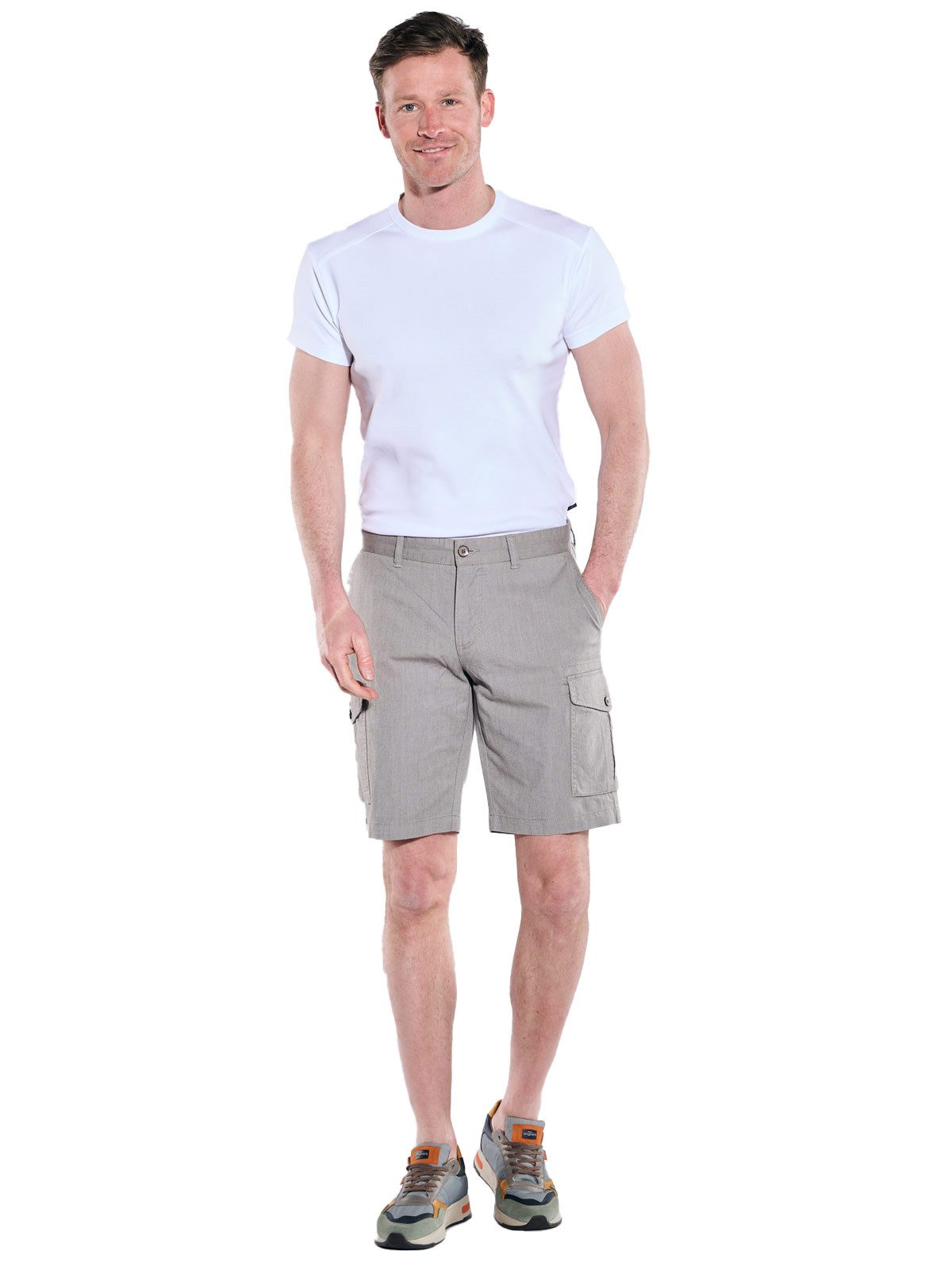 Engbers Cargobermudas Herren Cargo-Bermuda regular, Hellbraun