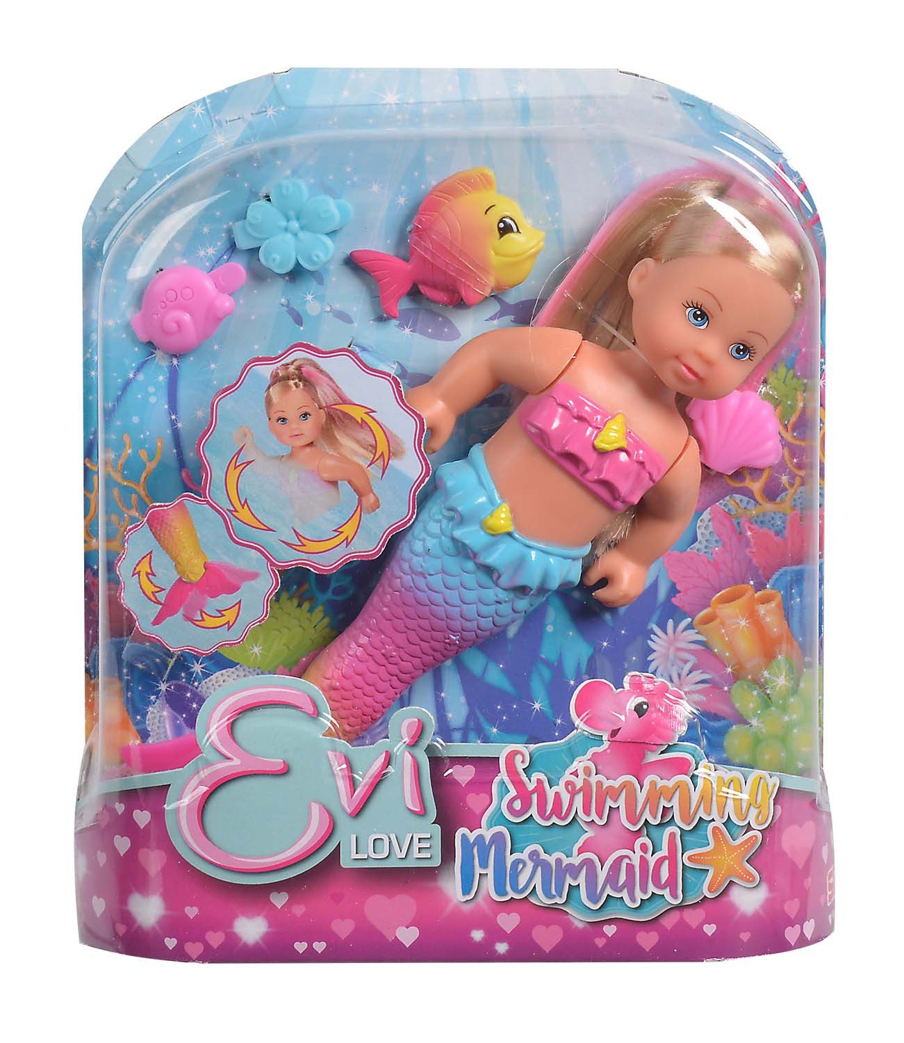 Anziehpuppe Simba 105733318 - EL Swimming Mermaid