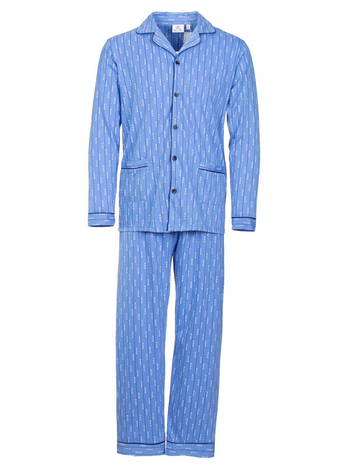Lucky Nachthemd Pyjama Set Langarm - Kent Kragen Classic
