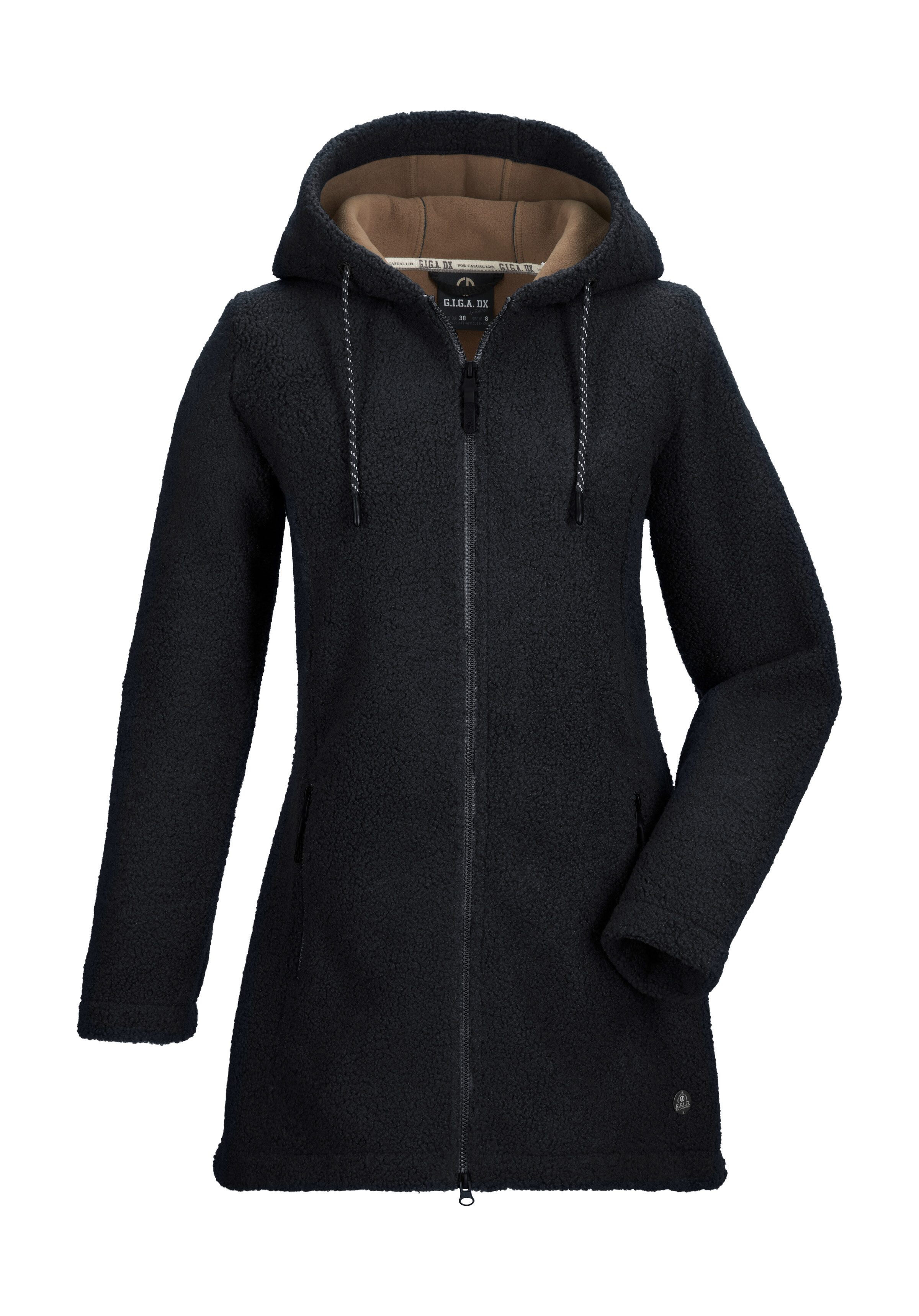 G.I.G.A. DX by killtec Fleecejacke GW 41 WMN PRK Weicher Strickfleeceparka, 2-Wege-Reißverschluss, Kapuze