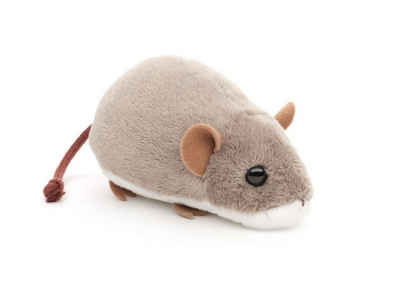 Teddys Rothenburg Kuscheltier Maus hellgrau 15 cm (Stoffmaus Plüschmaus, Plüschtiere Mäuse Stofftiere)