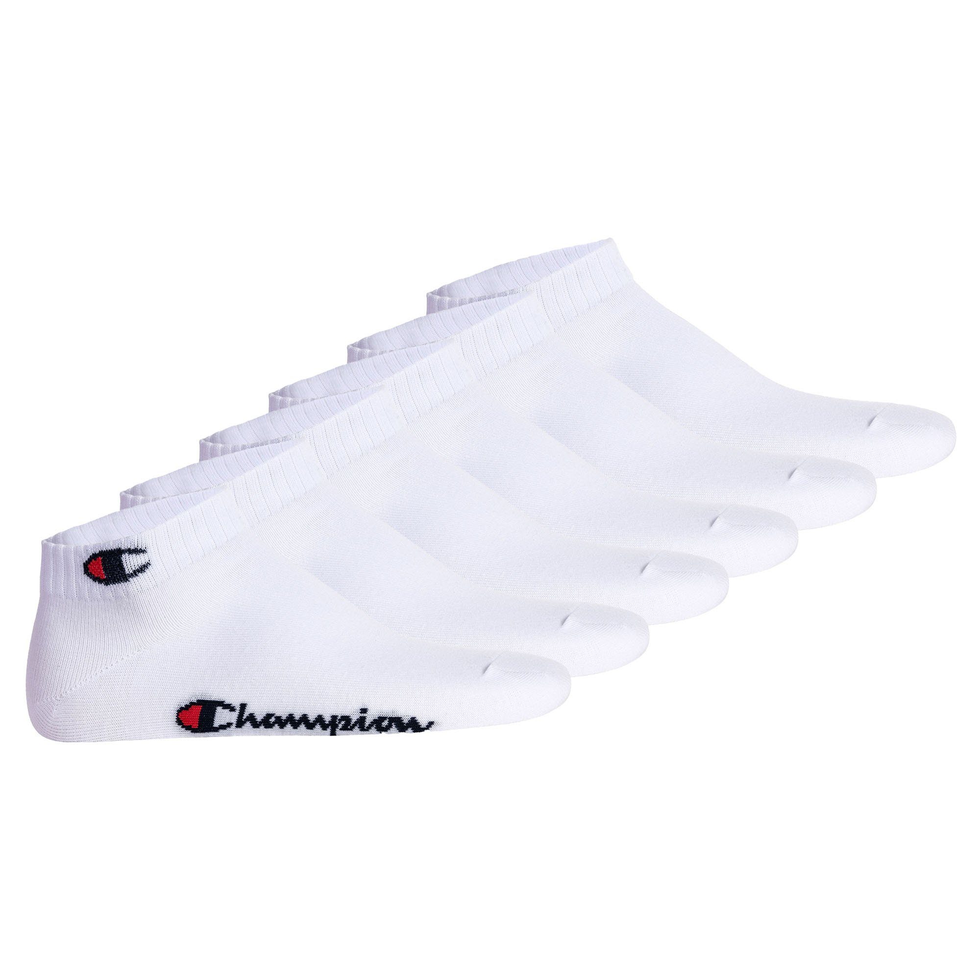 Champion Sportsocken Unisex Basic - 6 Socken, Socken Crew Paar Weiß