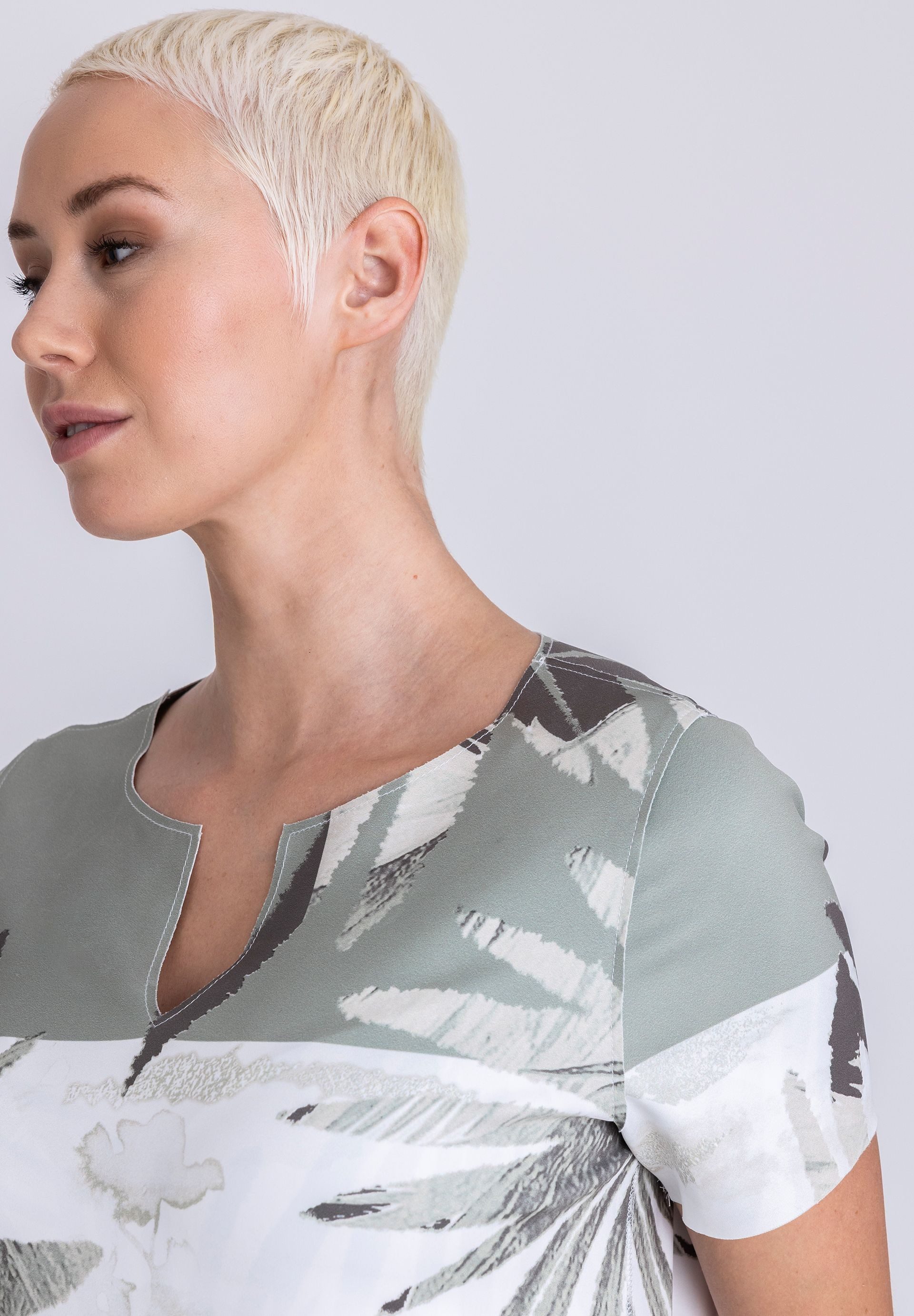 TUZZI Jerseykleid mit Ausschnittschlitz