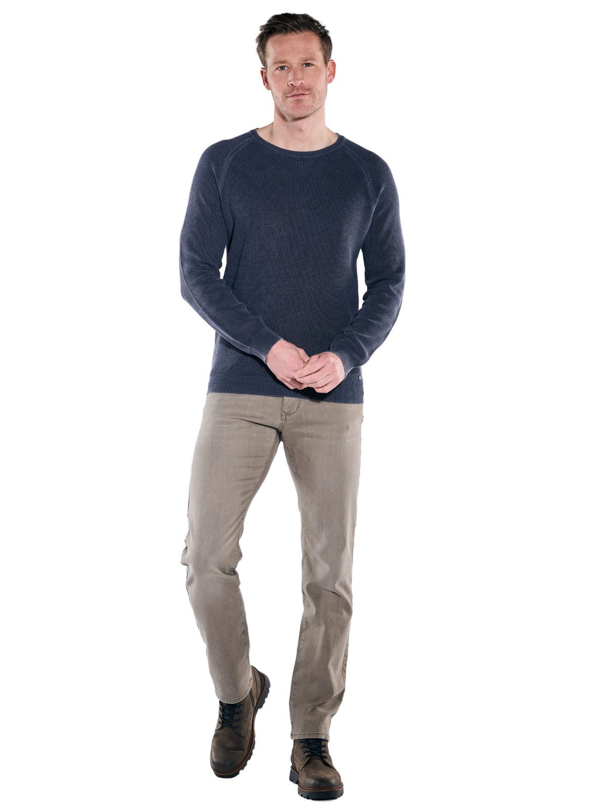 Engbers Rundhalspullover Herren Pullover Rundhals, Saphirblau