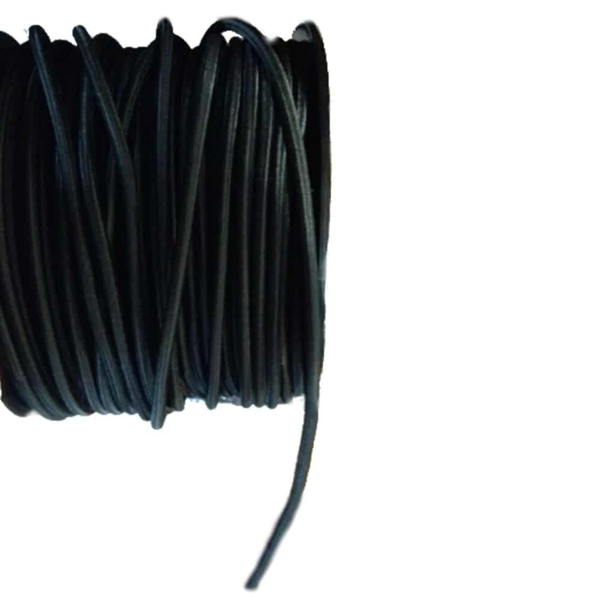 Expander Expanderseil schwarz 6 mm, 20 Meter, Gummiseil, Planenseil, elastisch