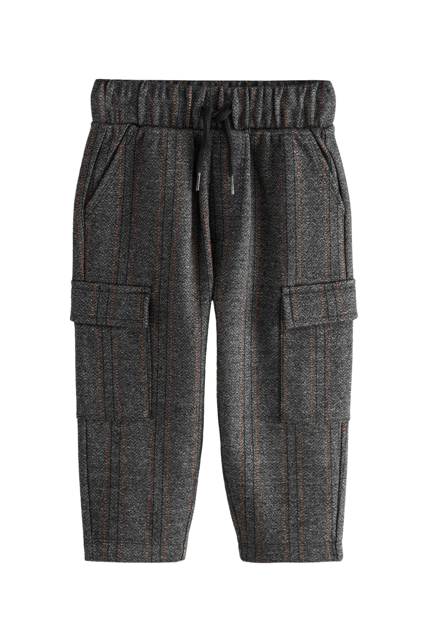Jogginghose Gemusterte Jersey-Jogginghose mit Cargotasche