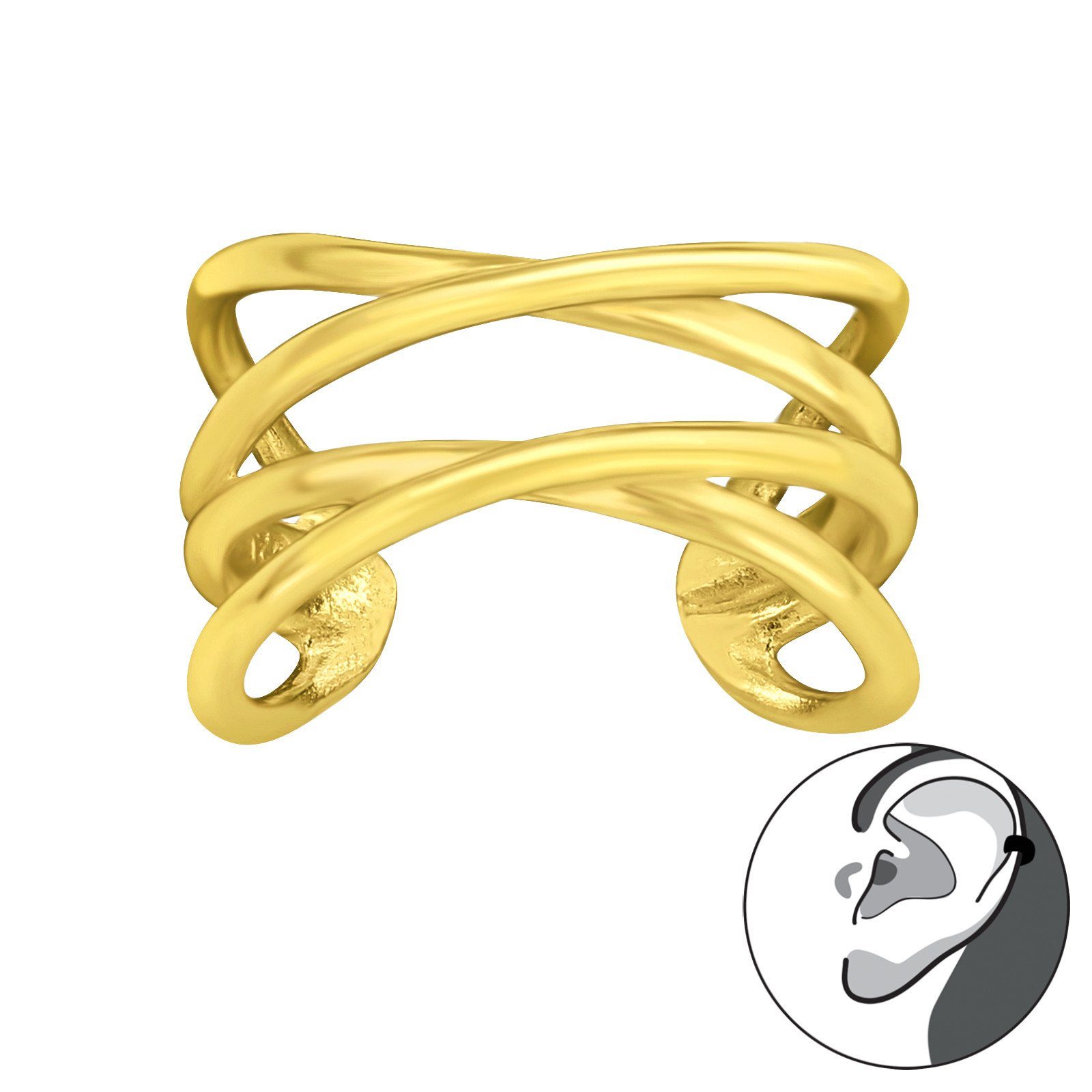 ALEXANDER YORK Ohrklemme Ear Cuff 4 günstig online kaufen