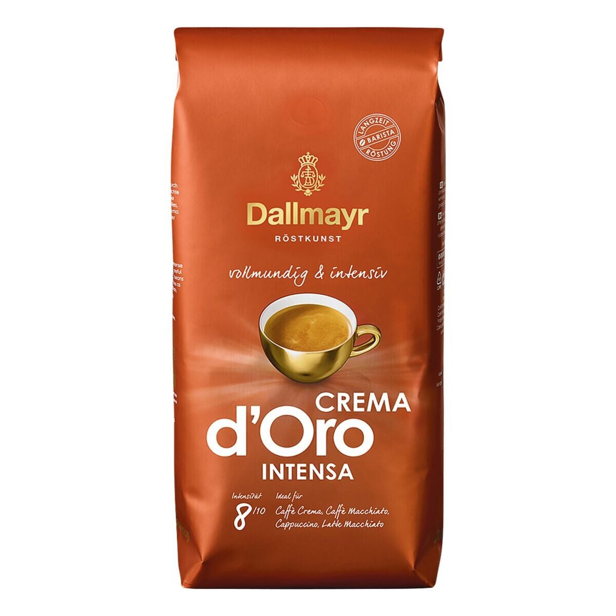 DALLMAYR Kaffee Crema d'Oro Intensa, 1000 g, ganze Bohnen