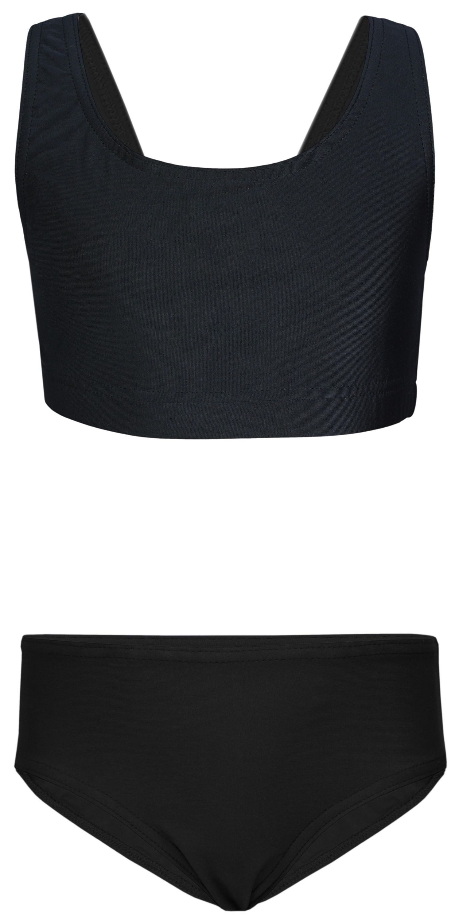 Bustier-Bikini Aquarti Mädchen Sport Bikini Racerback Bustier & Bikinislip