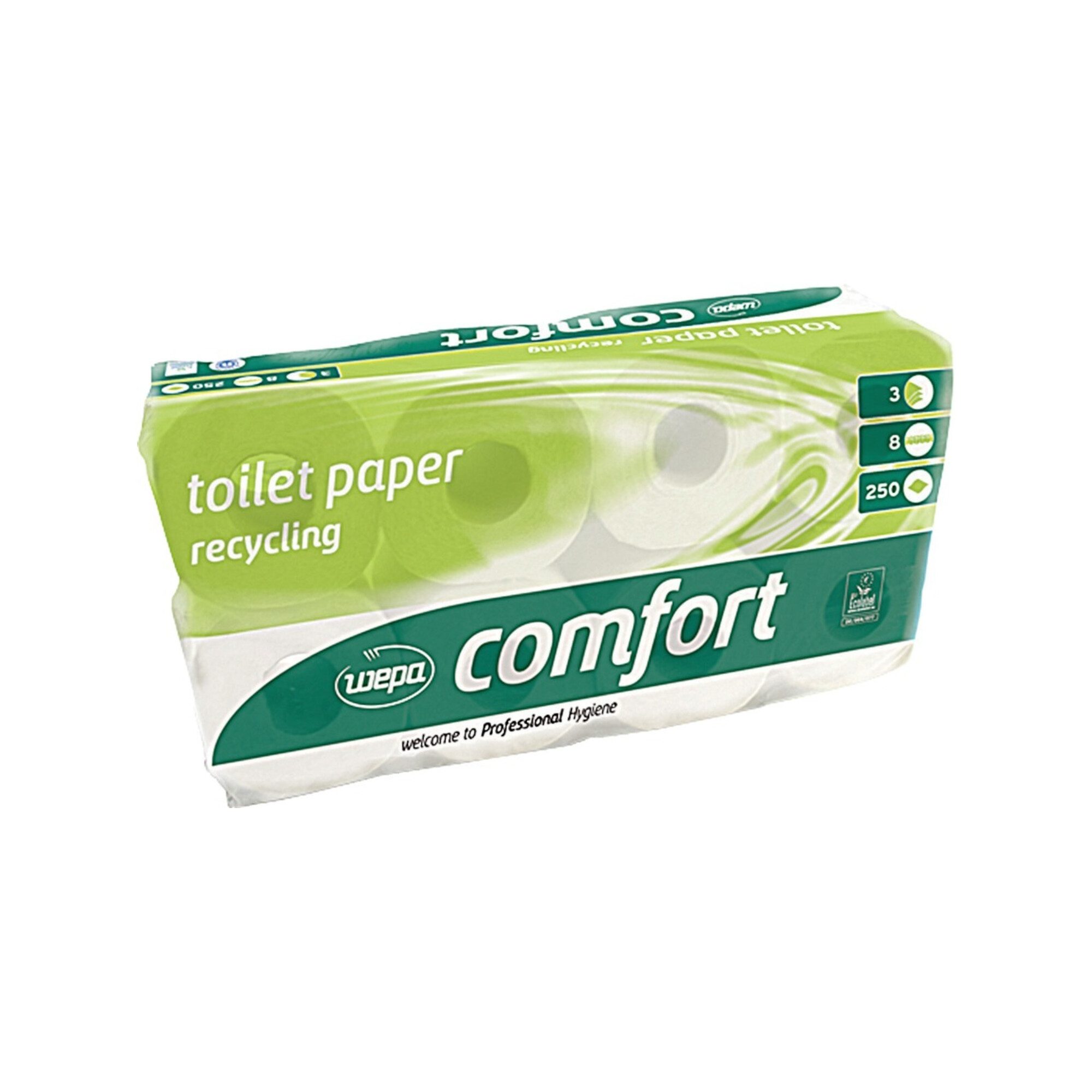 Contorion Toilettenpapier Toil.papier WEPAComfort 2-lg weiß 64 Rollen
