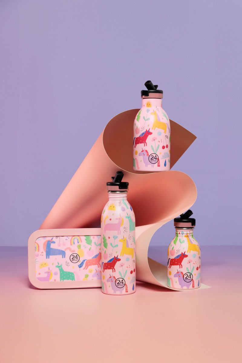 24 Bottles Trinkflasche Accessories Bottle Sport Lid Light Grey