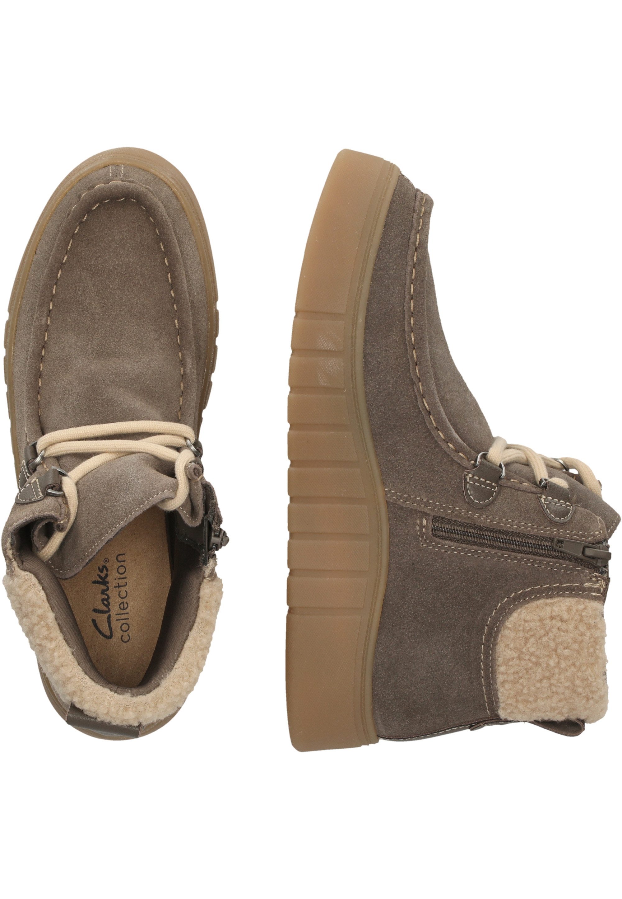 Clarks Mykah Izzy Stiefel mit Profilsohle und Flexkerben – Bild 5 von 5