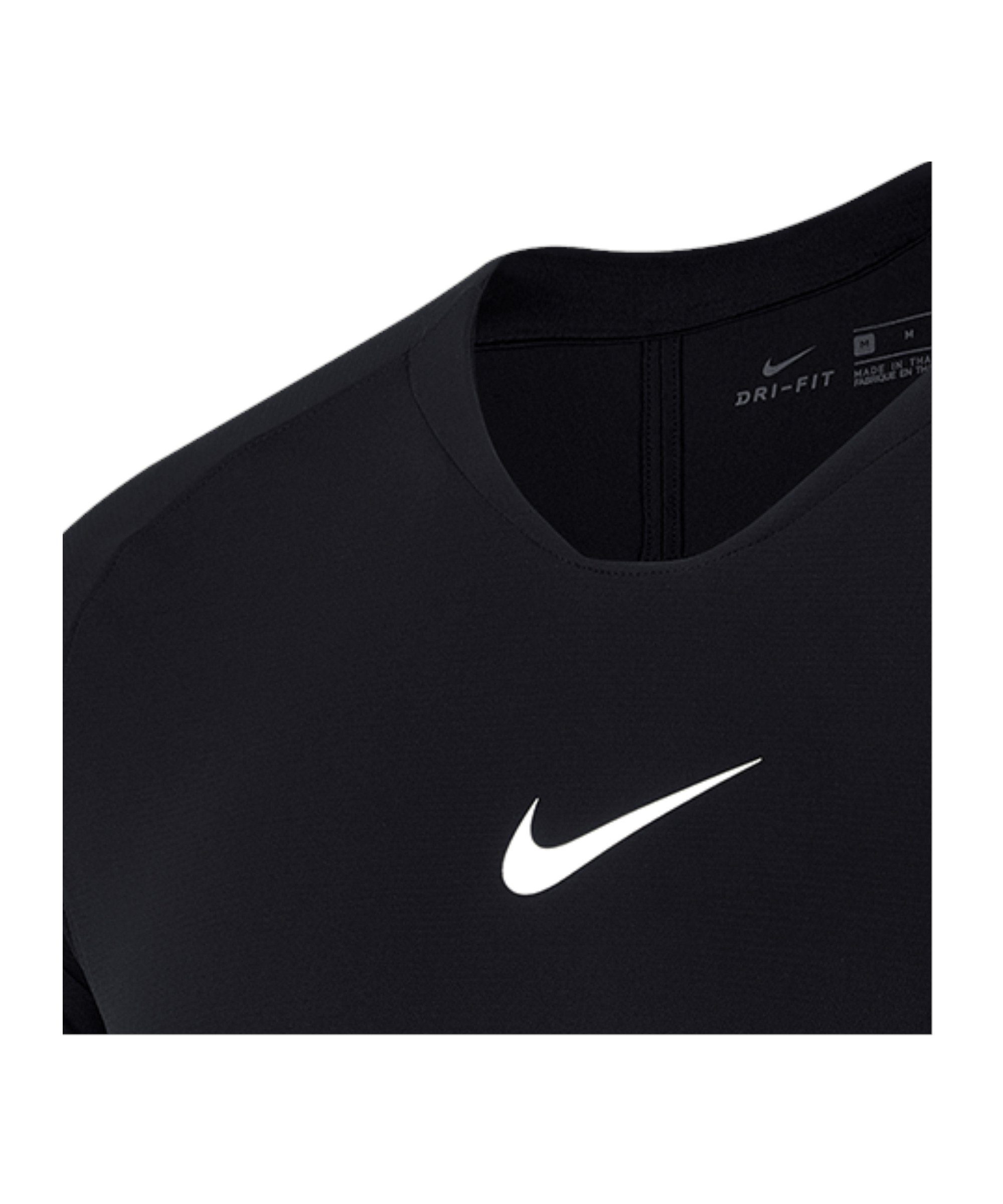 Kids First Park Nike schwarzweiss Funktionsshirt Top Layer Daumenöffnung