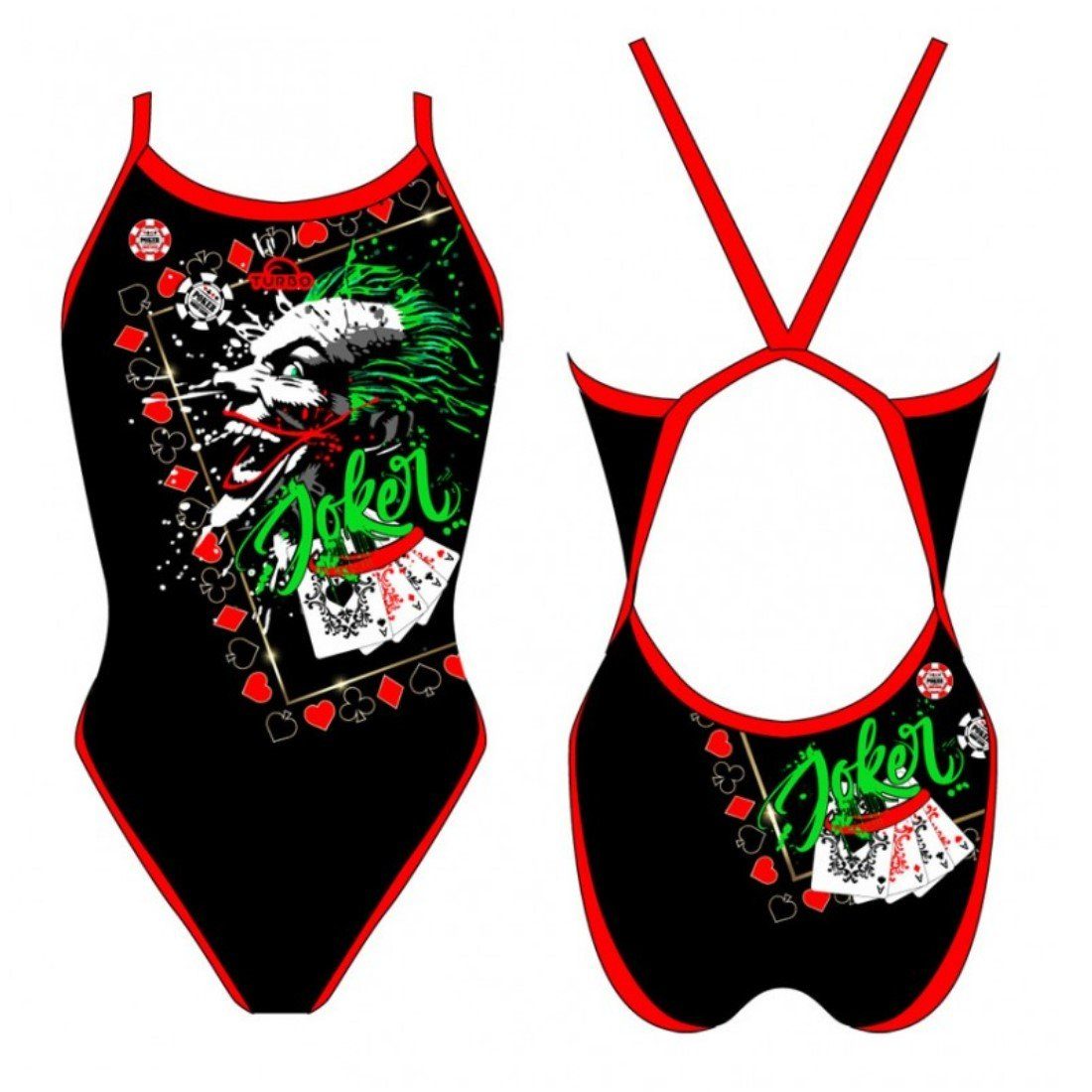 Turbo Badeanzug Badeanzug Joker Splash Blickdicht