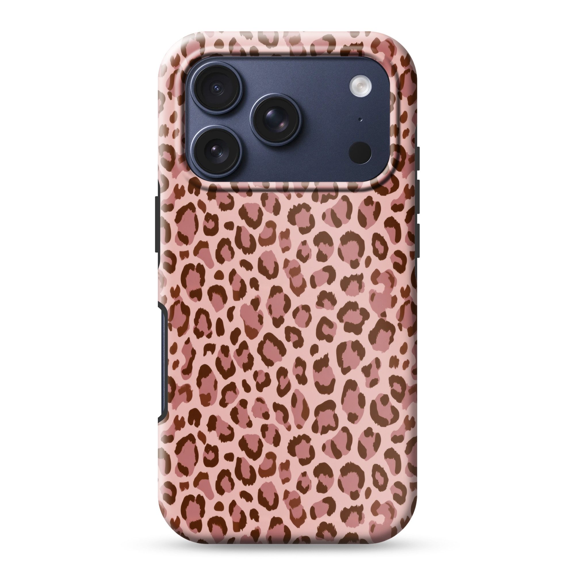 OnlyWow Handyhülle Magsafe für Apple iPhone 17 Pro Leopard - Muster - Rosa, Handy Case, Hardcase, Stoßfest, Bumper Case
