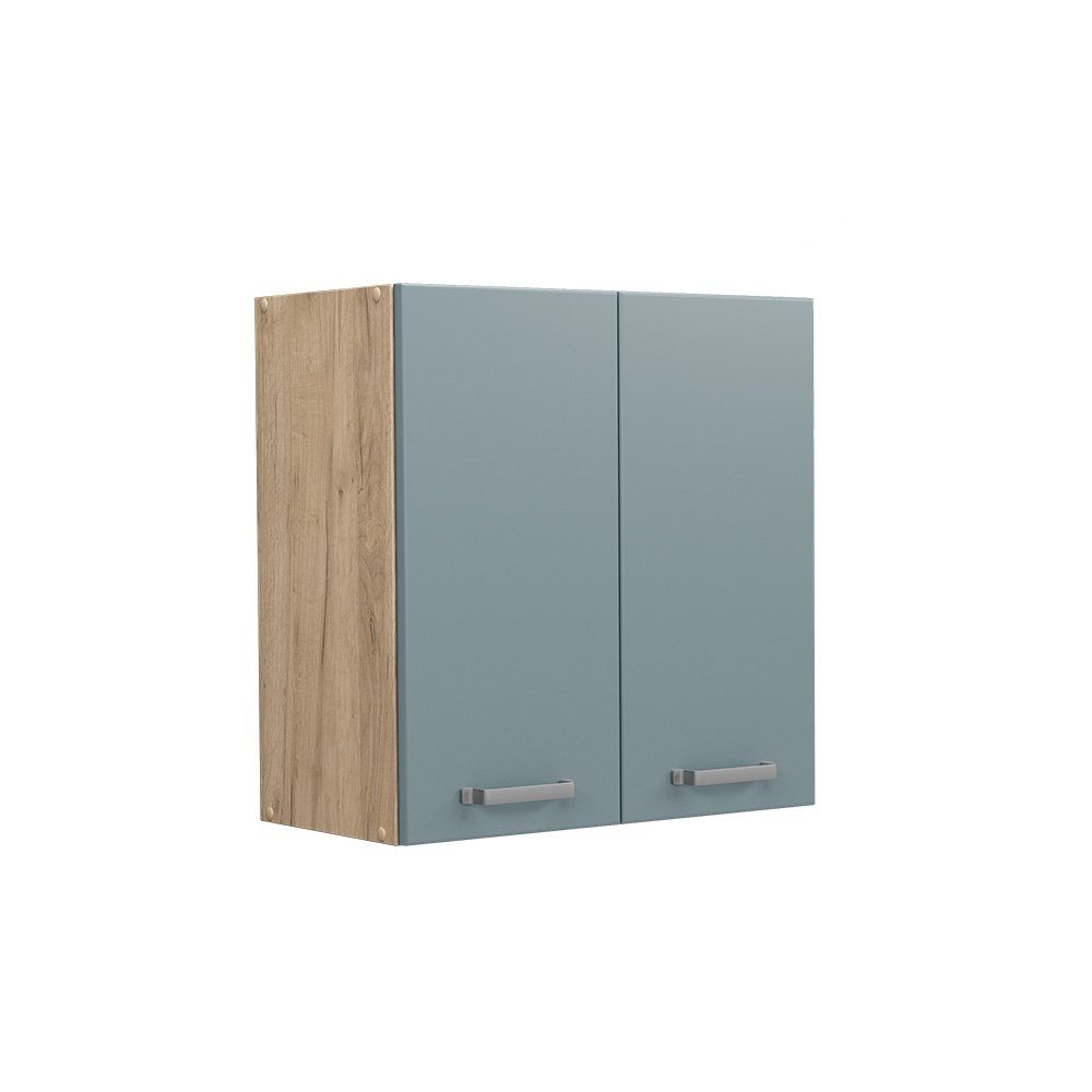 Vicco Hängeschrank R-Line, Blau-Grau/Goldkraft Eiche, 60 günstig online kaufen