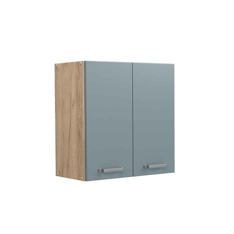 Vicco Hängeschrank Küchenschrank R-Line Goldkraft BlauGrau 60 cm