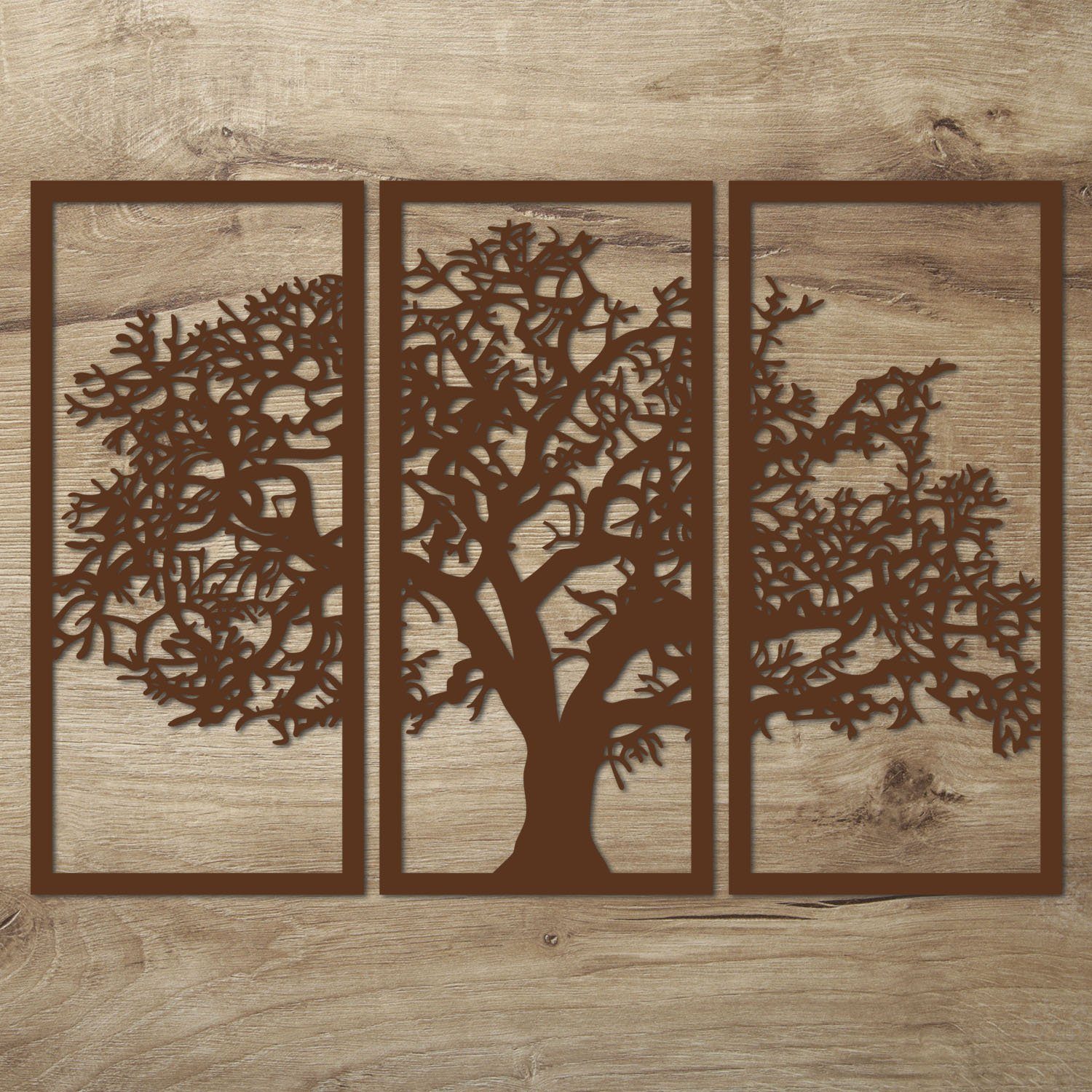 Namofactur Wanddekoobjekt »XXL Baum Holz Wanddeko Wand Deko Wandbild