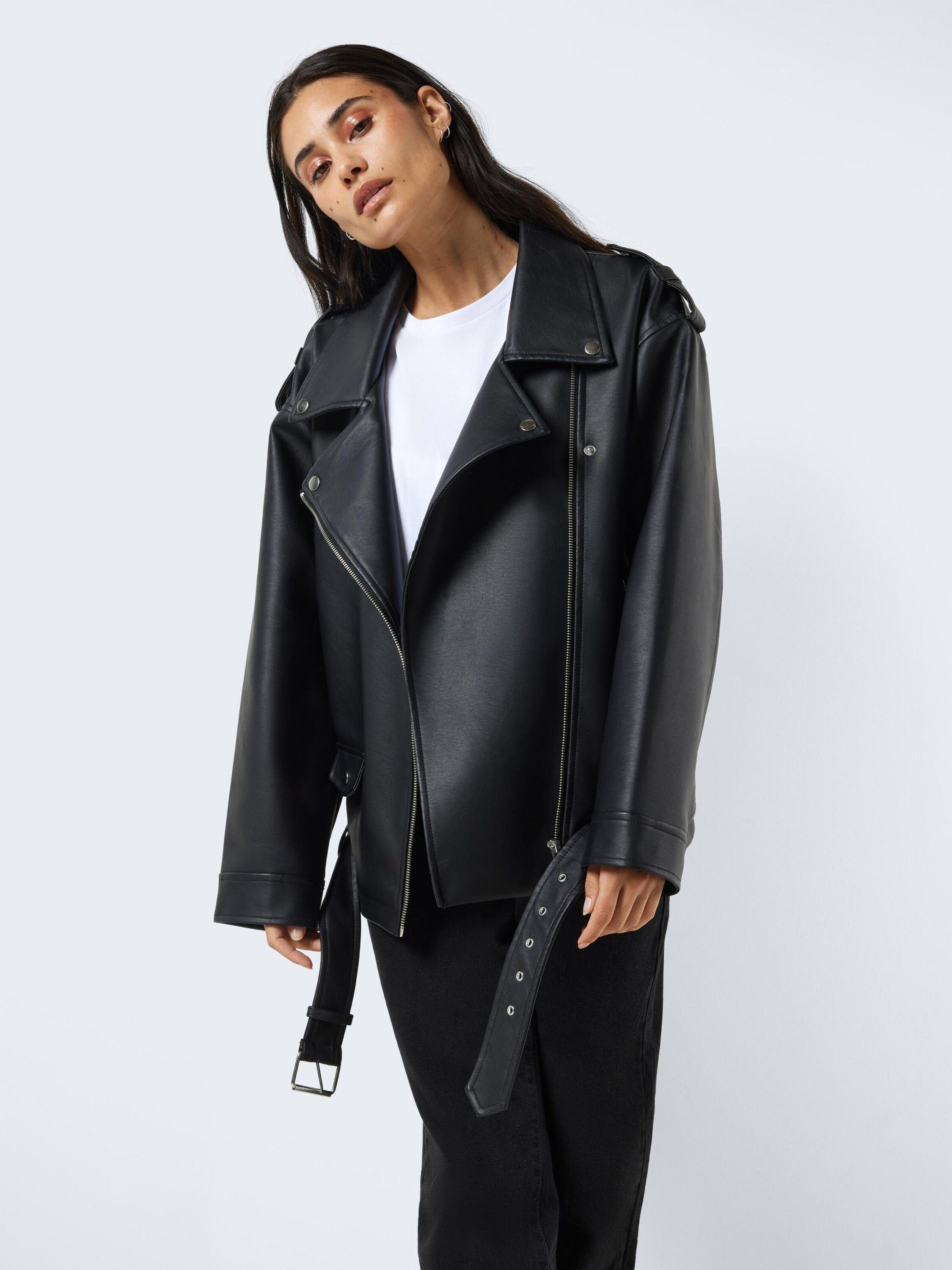 Noisy may Lederjacke NMPaulina (1-St) – Bild 3 von 5
