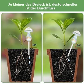 GelldG Bewässerungssystem Pflanzen-Bewässerungskugeln, Pilz- und Globus-Bewässerungsgerät