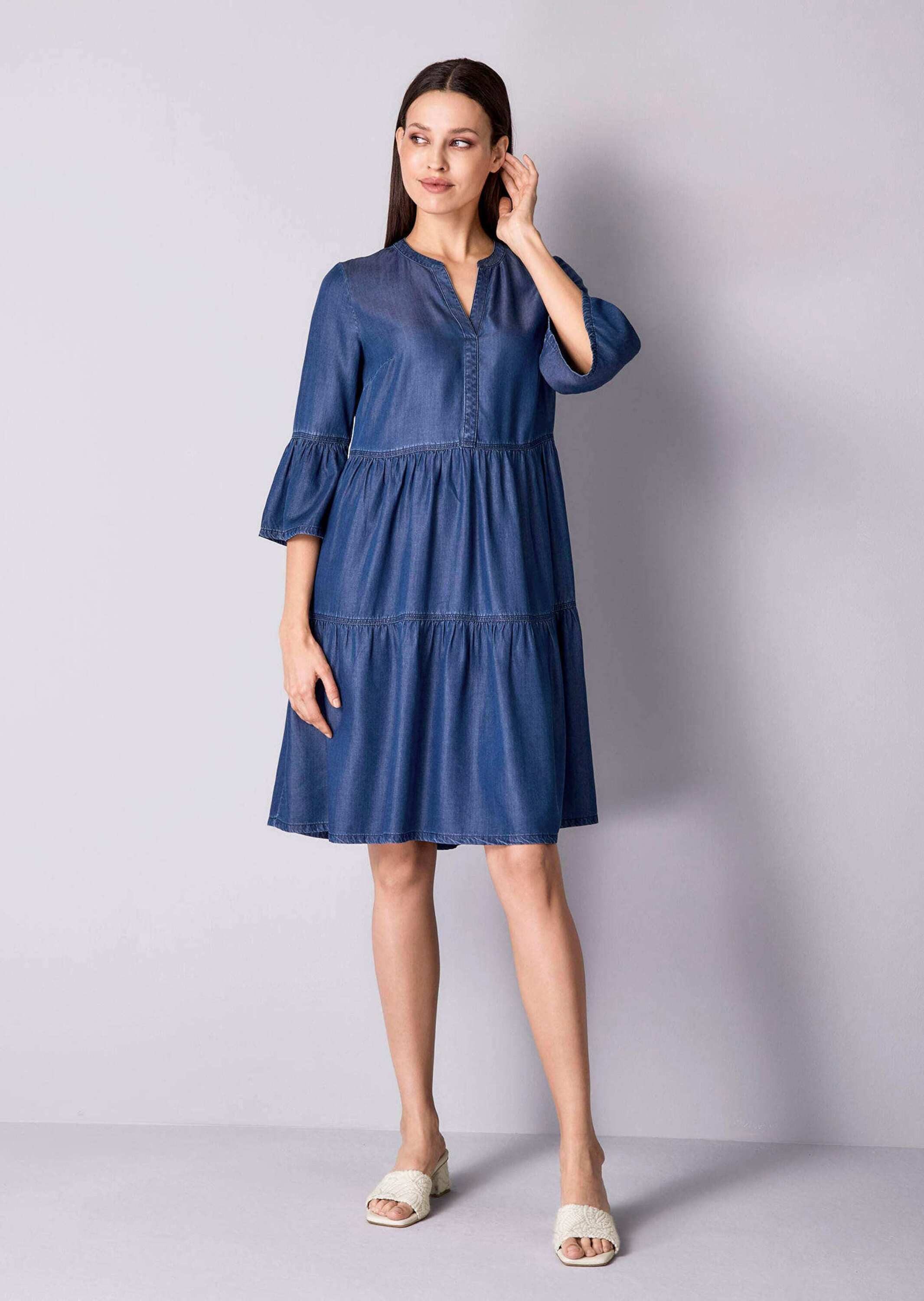 Alba Moda Midikleid Kleid mit Stufen günstig online kaufen