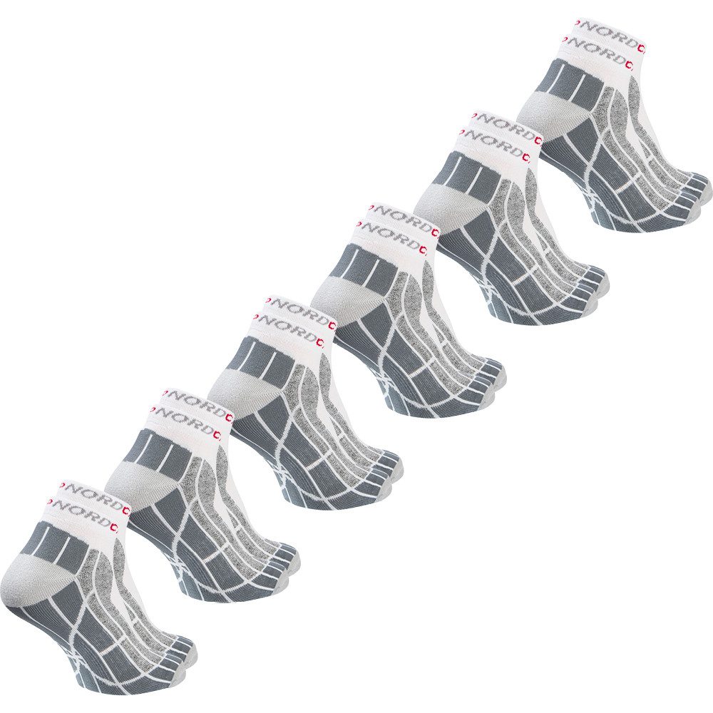 Nordcap Sportsocken (Set, 6-Paar) angenehm, atmungsaktiv und fußschonend in raffinierter Ausführung
