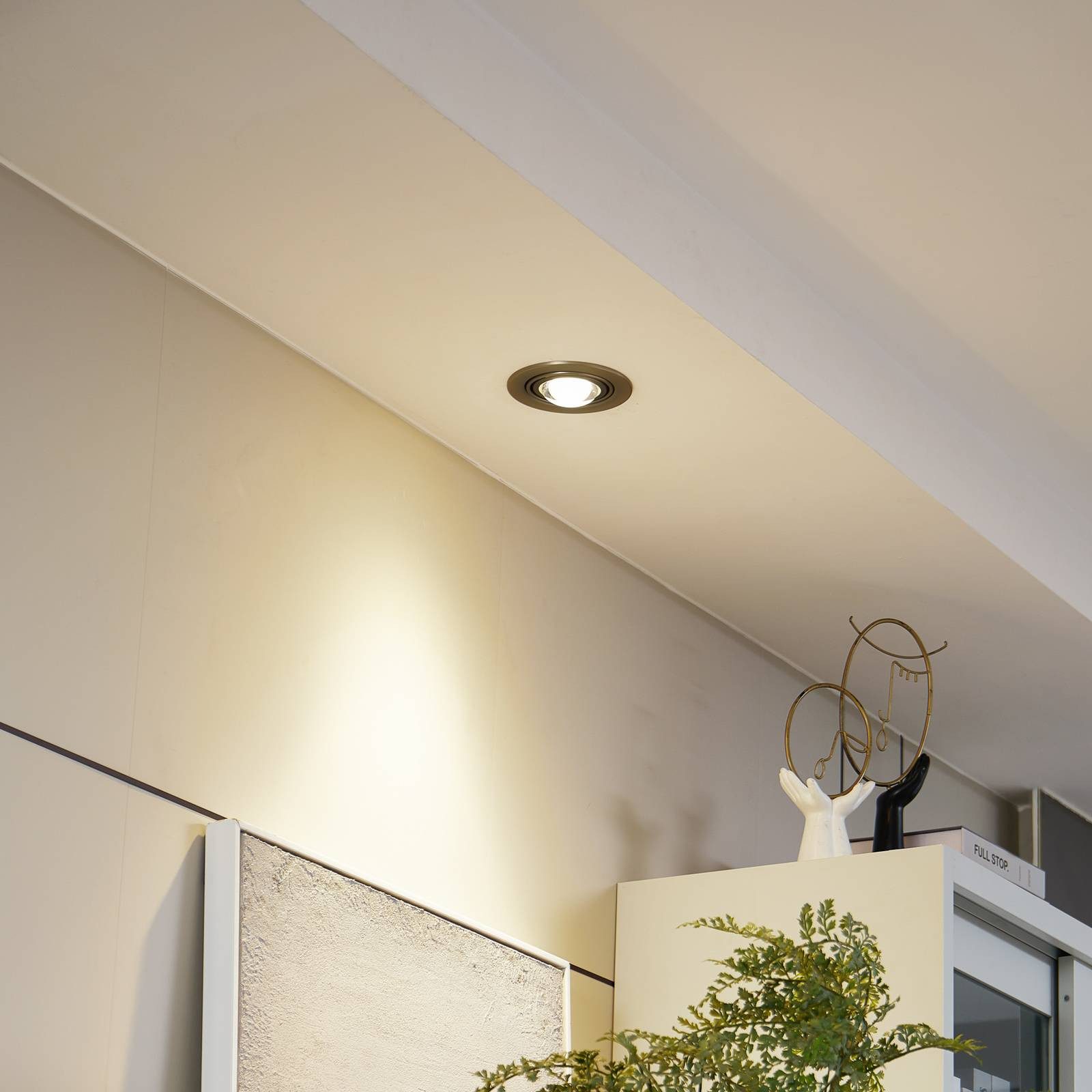 Lindby Deckenleuchte Jyla, Metall, Alu IP20, 1 x 11 W LED