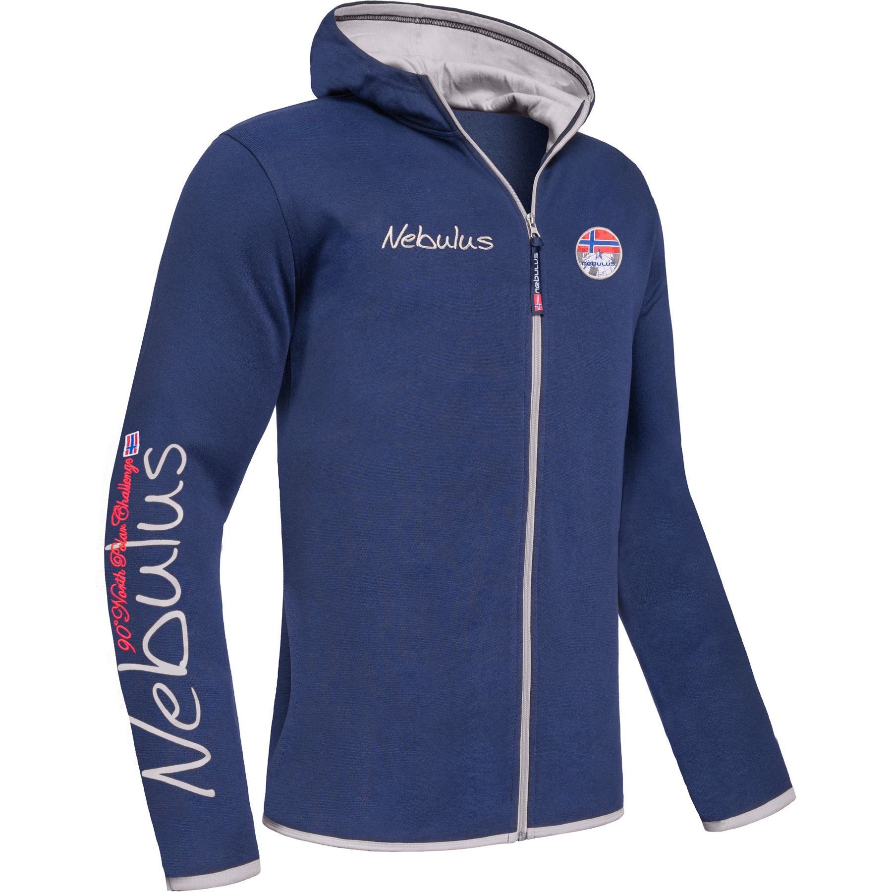 Sweatjacke NORTIS, P6552 - Herren, navy-grau, XXL