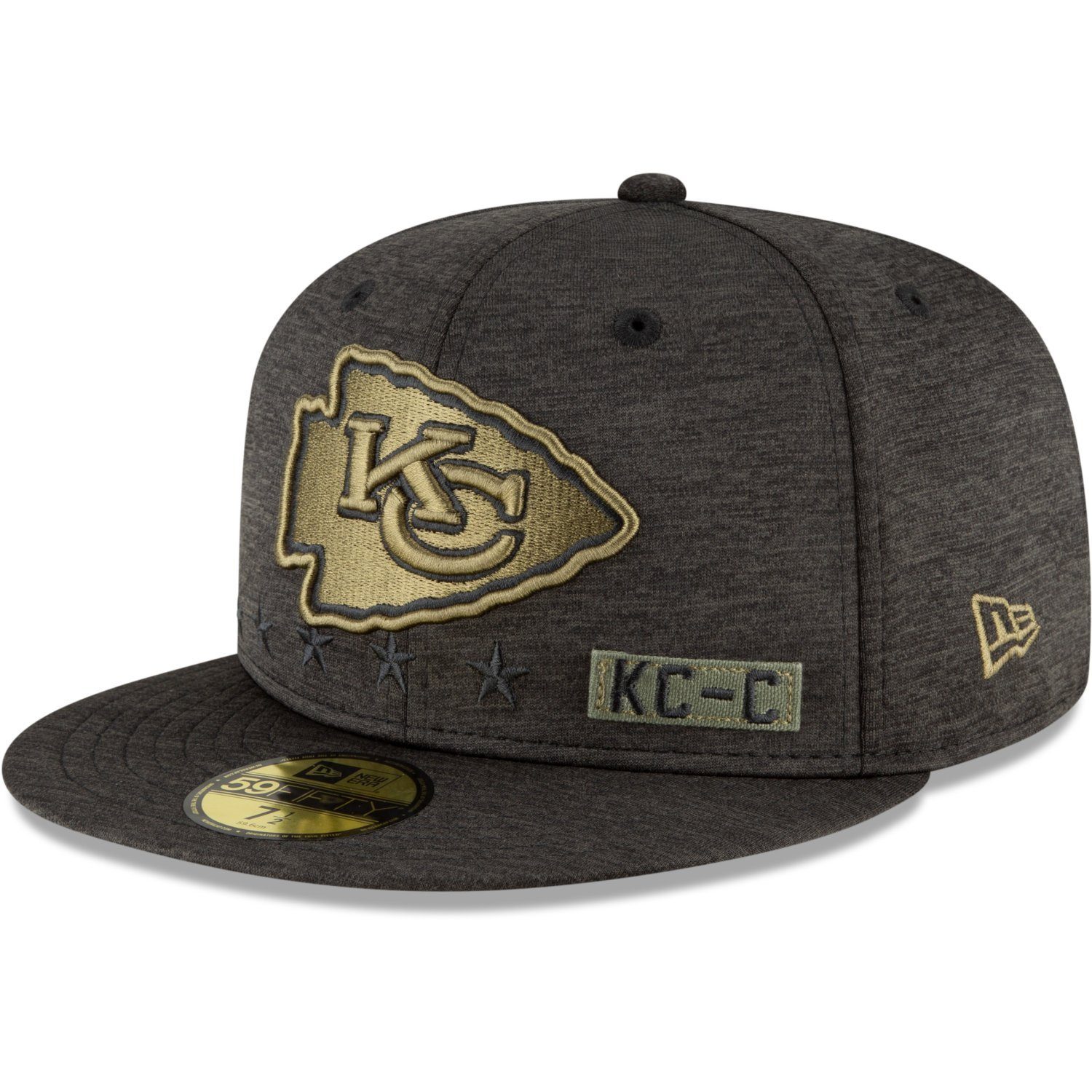 New Era Fitted Cap 59FIFTY NFL Salute to Service 2020 Kansas City Chiefs