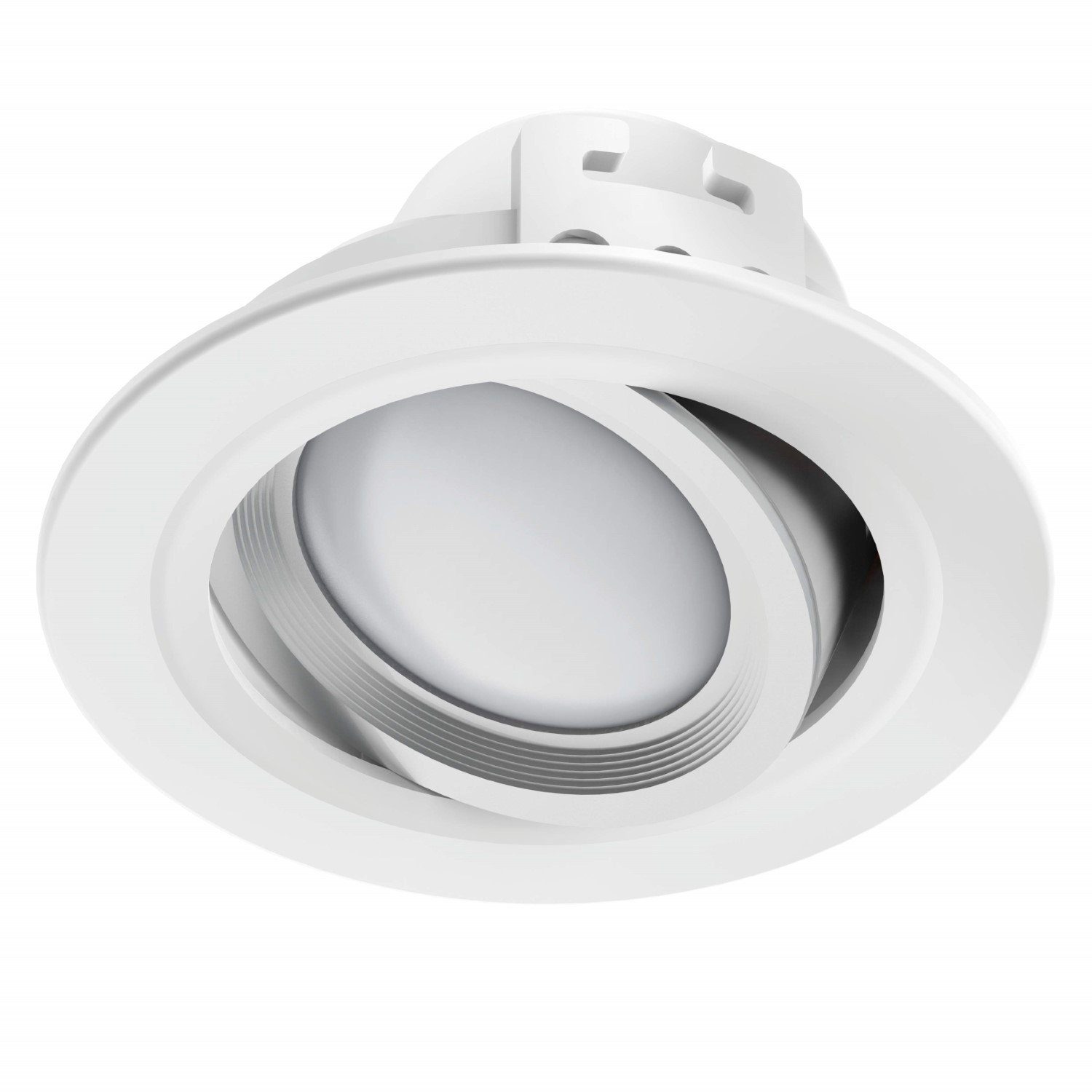 Hama LED Einbaustrahler WiFi LED Einbaustrahler 5W / 32W Weiß, WLAN Verbindung Einbauspott 5W = 32W Dimmbar App-Steuerung