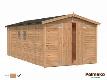 Palmako Gerätehaus Dan 14,2 Holz Gartenhaus, BxT: 273x550 cm
