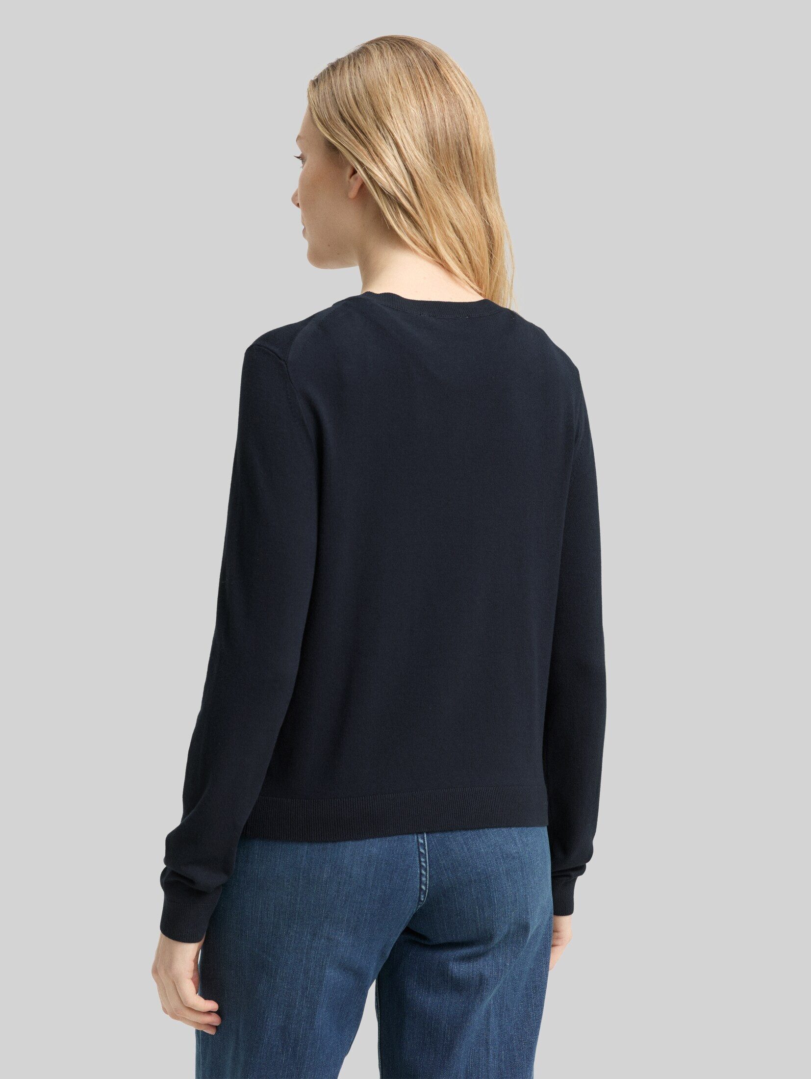 TOM TAILOR Cardigan Pullover & Strickjacken Cardigan mit verdeckter Knopfleiste
