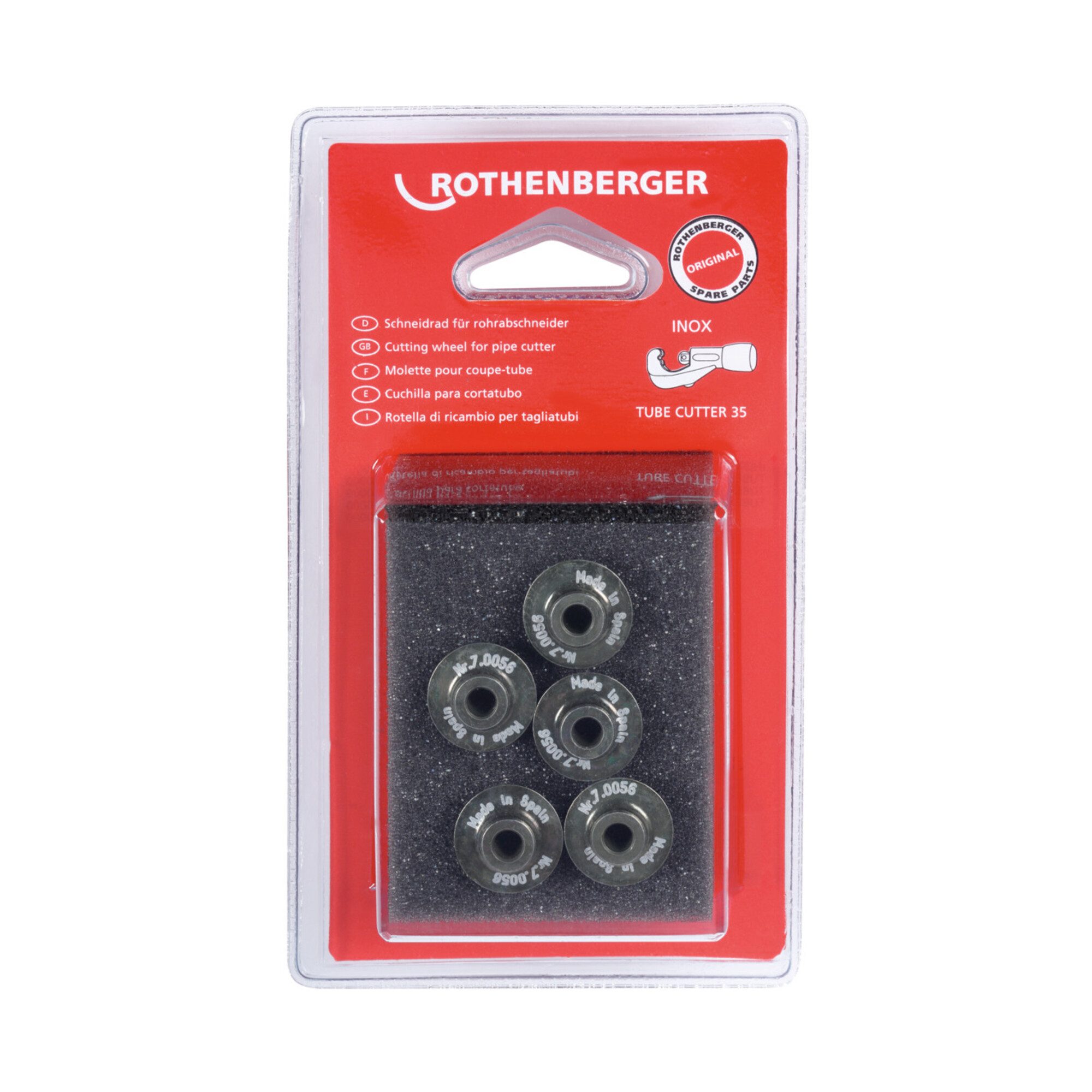 Rothenberger Zubehör-Set Rothenberger Schneidrad INOX TUBE CUTTER 35/42 Pro und TC 42 XL