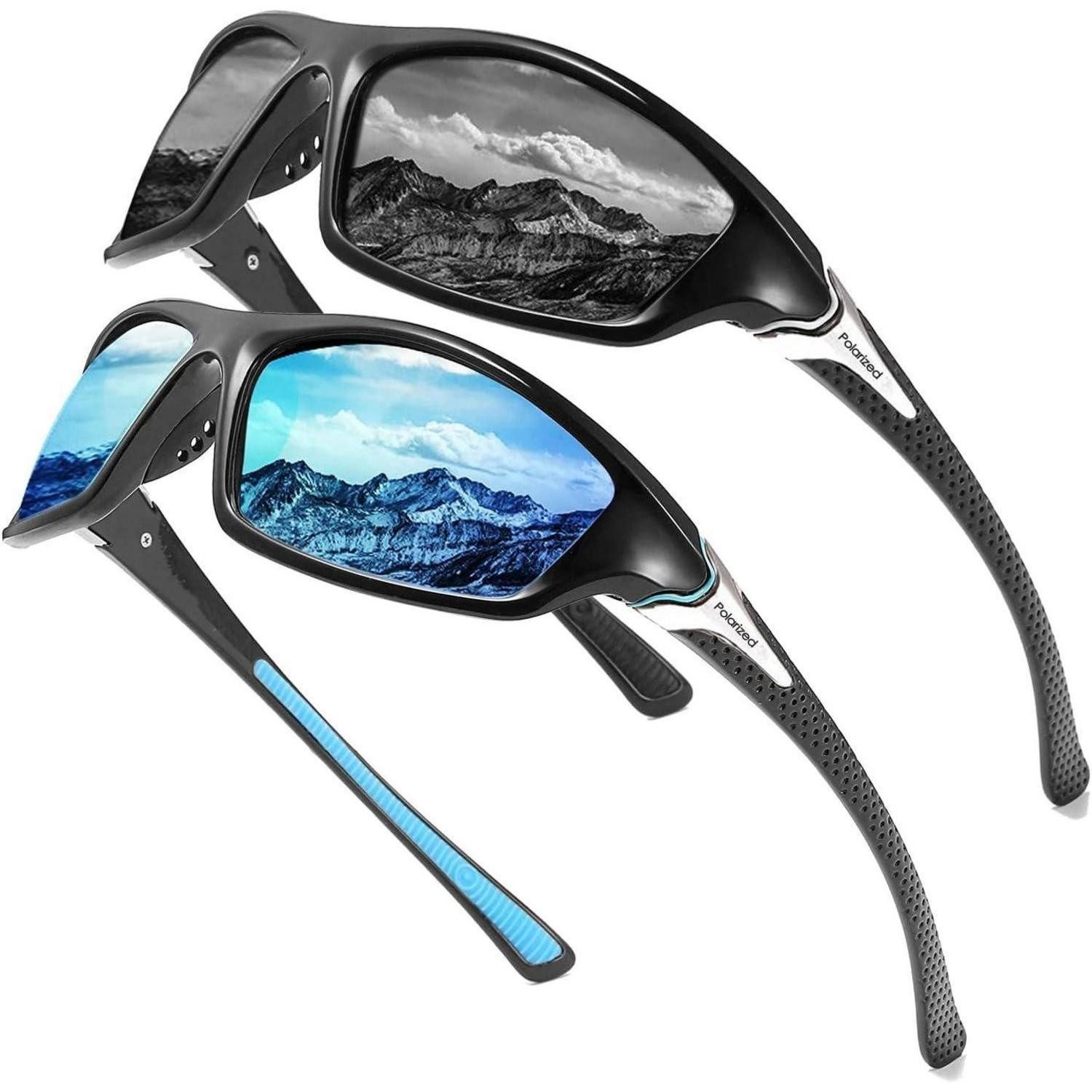 LuxusKollektion Pilotenbrille Sonnenbrille polarisiert Herren Damen Pilotenform TR90