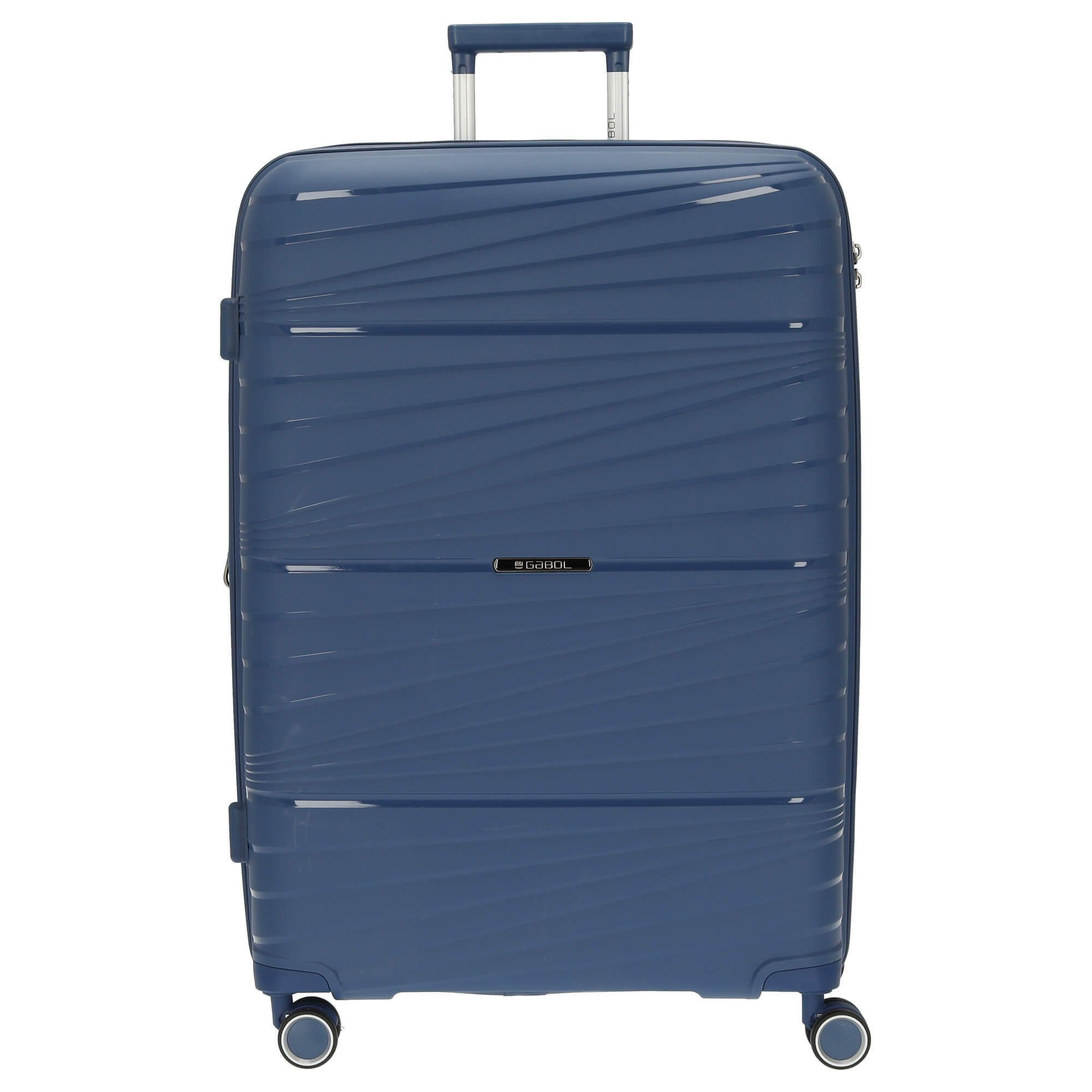 76 blue - Gabol Trolley L, Kiba Rollen 4 4-Rollen-Trolley cm