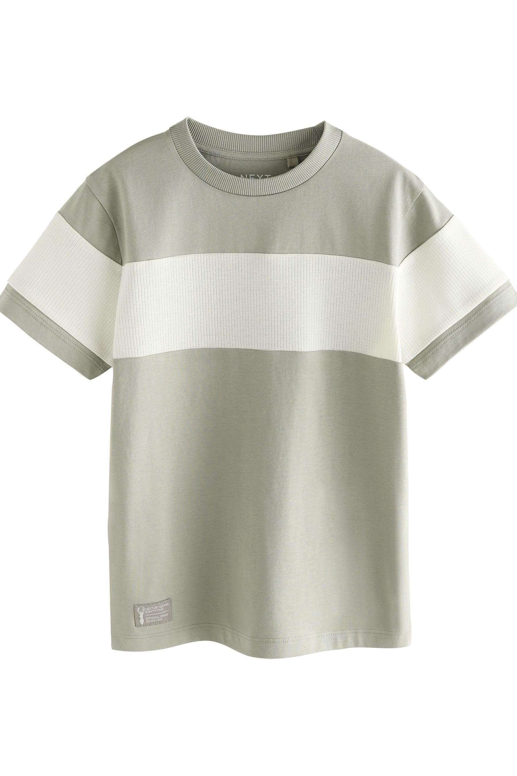 Next T-Shirt T-Shirt in Blockfarben (1-tlg)