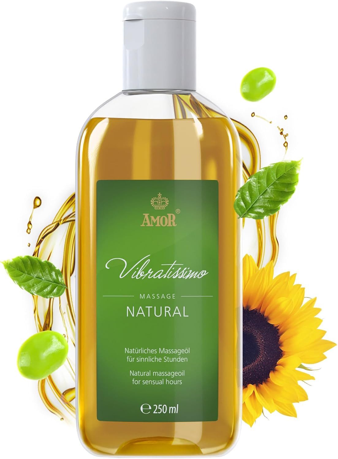 Vibratissimo Massageöl Desire Jump, Natural, Inspiration, verschiedene Aromen für entspannende Stunden