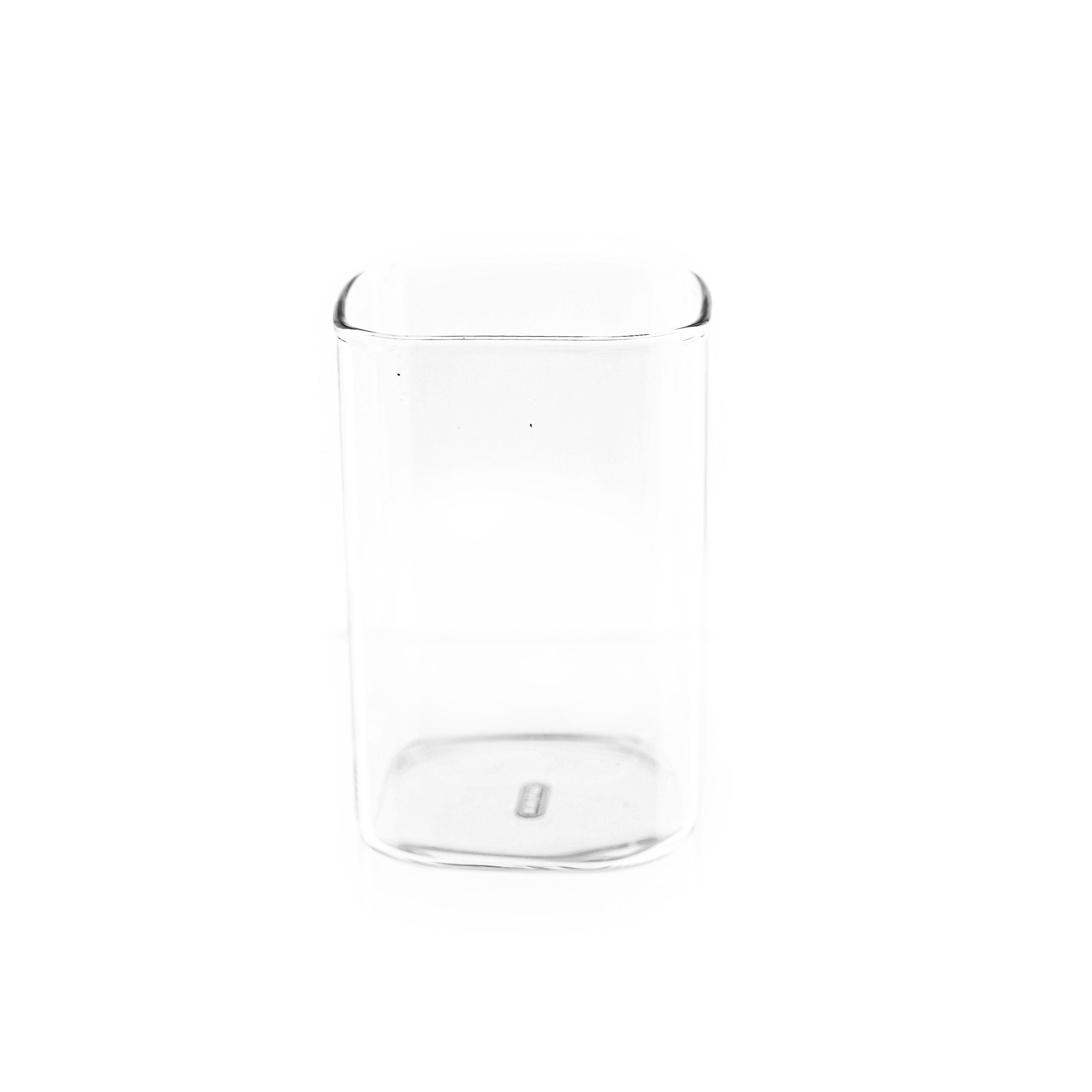 Mulex Glas Quadratisches Glas Japanische Getränkebecher Borosilikatglas 250 ml